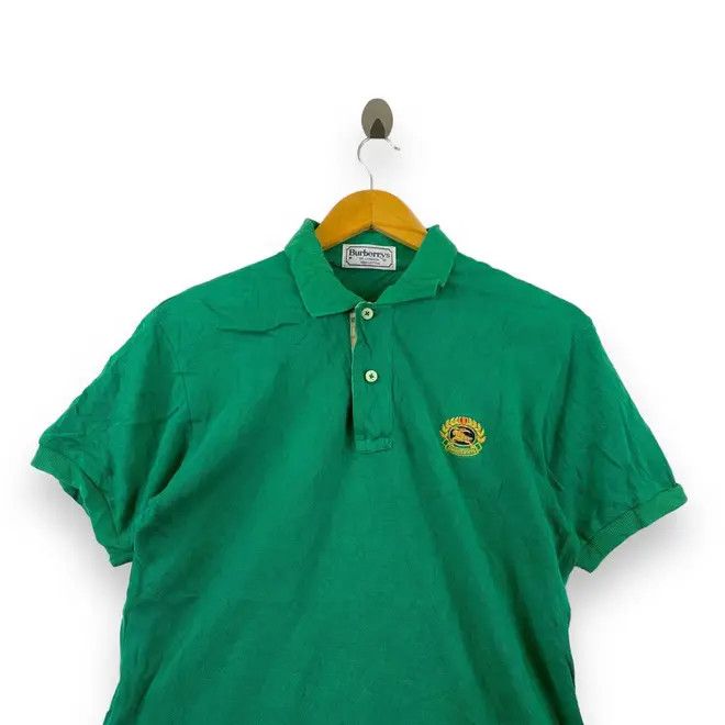 Burberry Vintage BURBERRY LONDON Embroidered Prorsum Logo Polo Tee Size US M / EU 48-50 / 2 - 2 Thumbnail