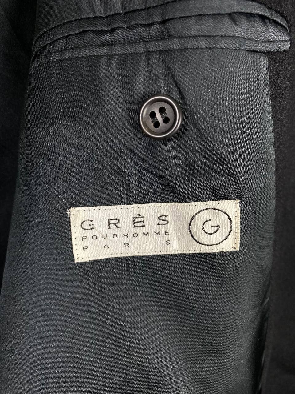 Japanese Brand gres pour homme long wool jacket nice design Size US XL / EU 56 / 4 - 5 Thumbnail