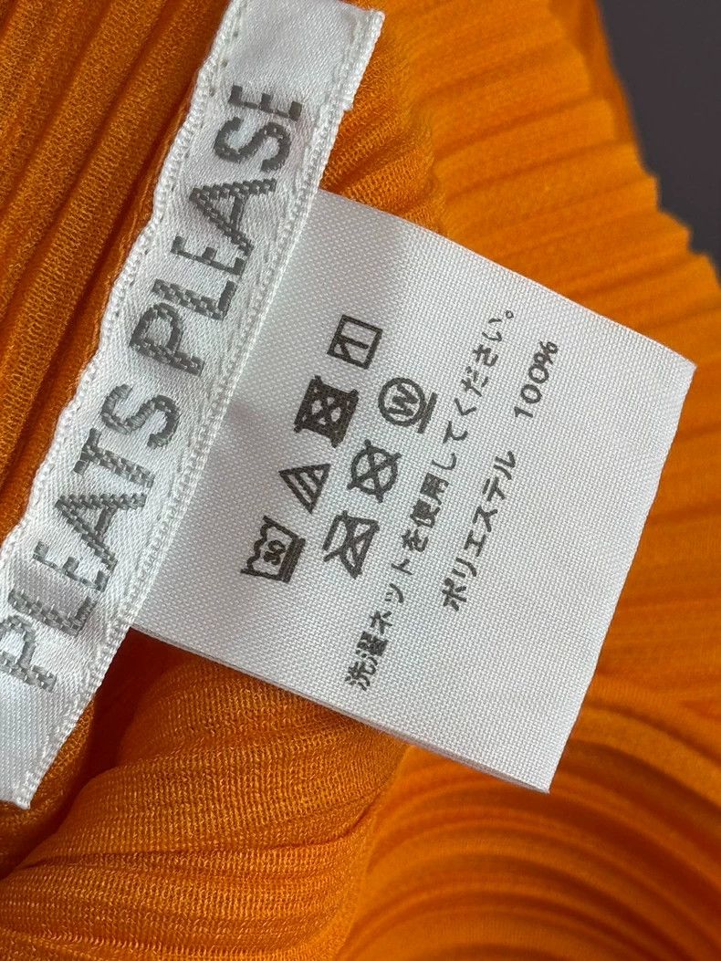 Issey Miyake Issey Miyake size:2 Orange pleated dress Size S / US 4 / IT 40 - 4 Thumbnail