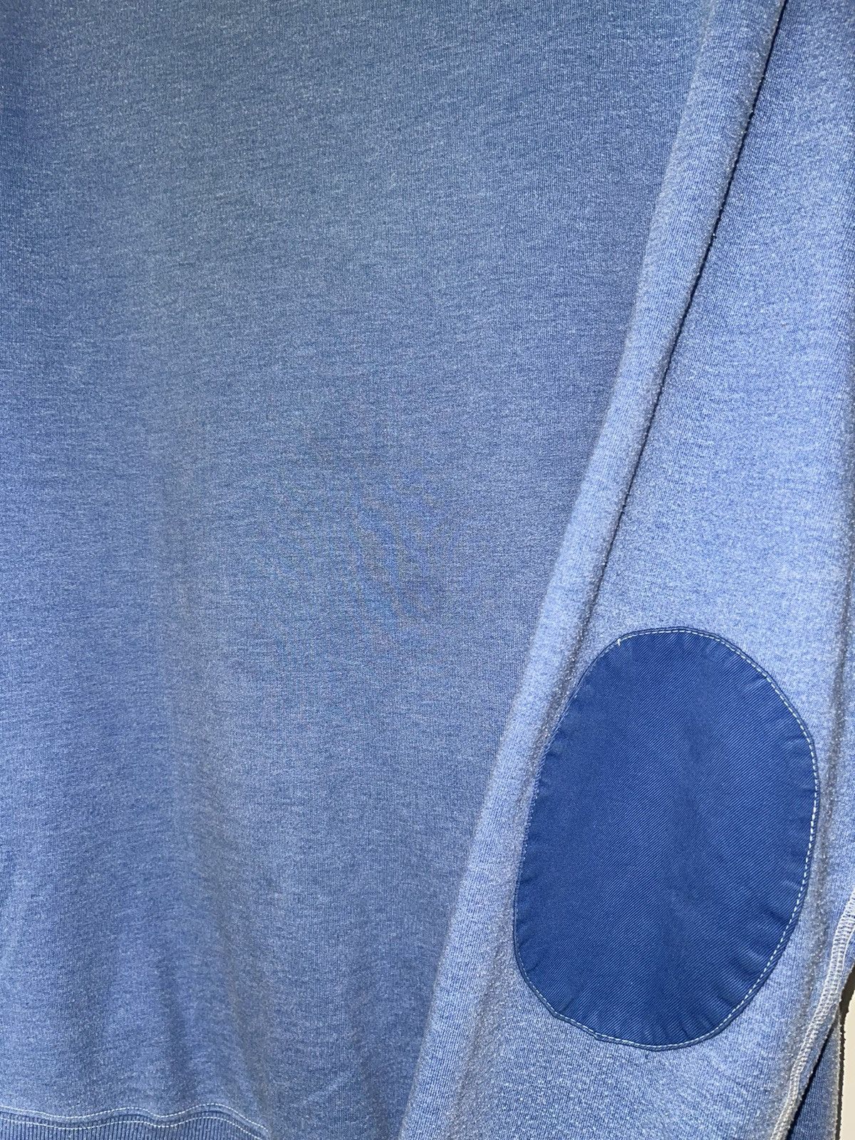 Universal Works Universal Works Crewneck Sweatshirt - Blue Padded Elbow Size US XL / EU 56 / 4 - 5 Thumbnail