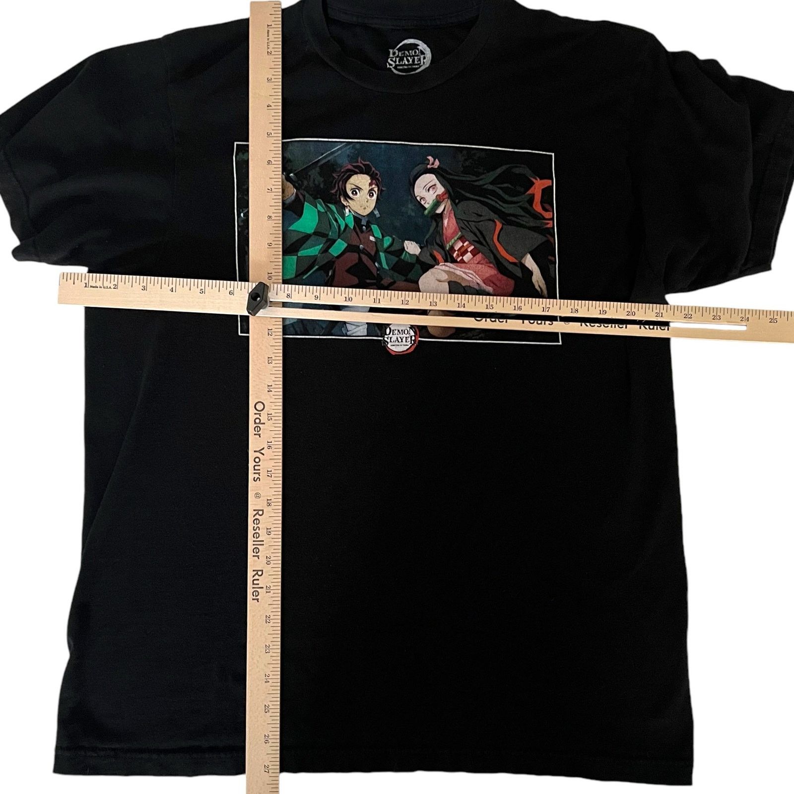 Other Demon Slayer Tanjiro and Nezuko Anime Black T-Shirt Men’s Size US L / EU 52-54 / 3 - 5 Thumbnail