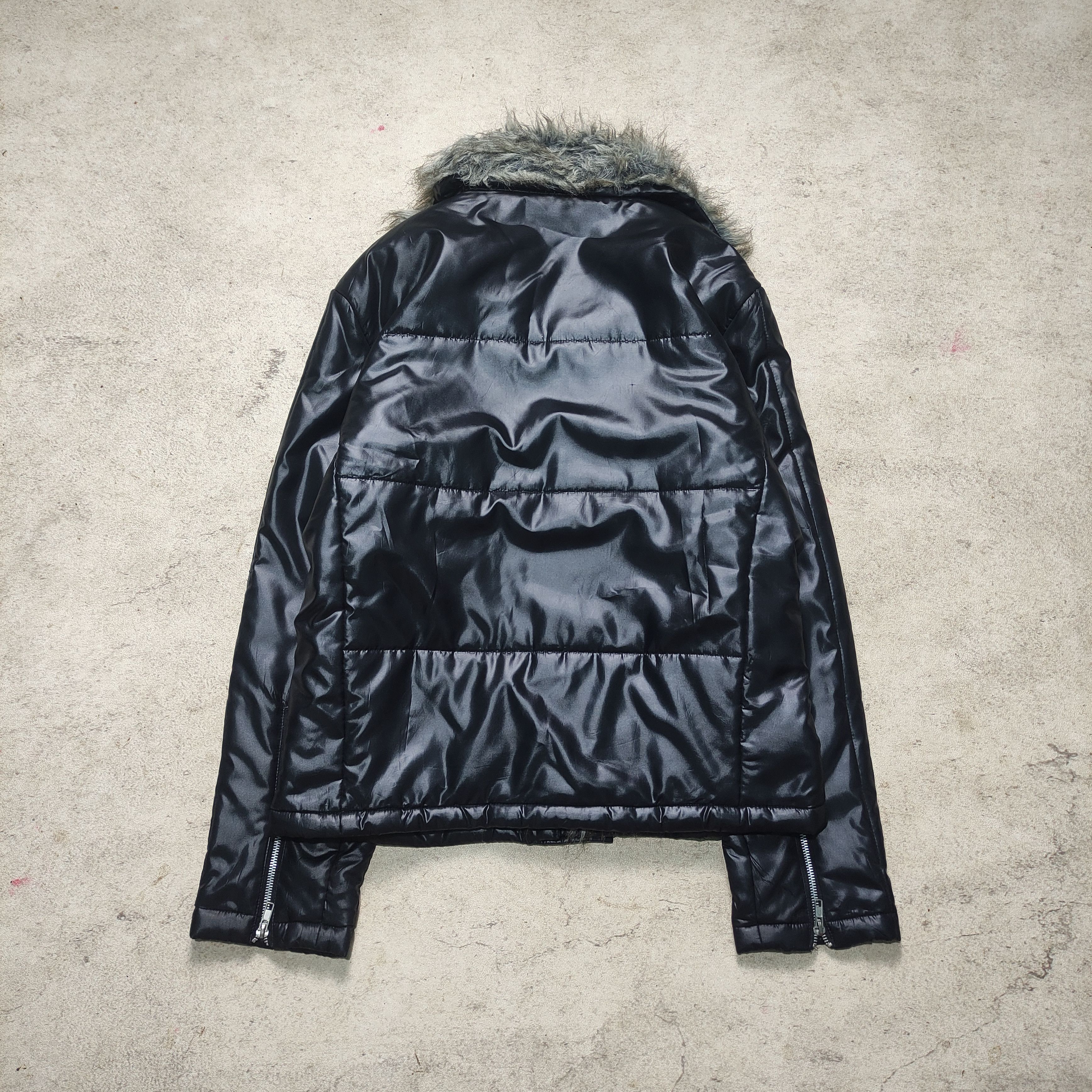 Tornado Mart Evolution Bikers Fur Jacket Vkei Style 2000s Size US L / EU 52-54 / 3 - 4 Thumbnail