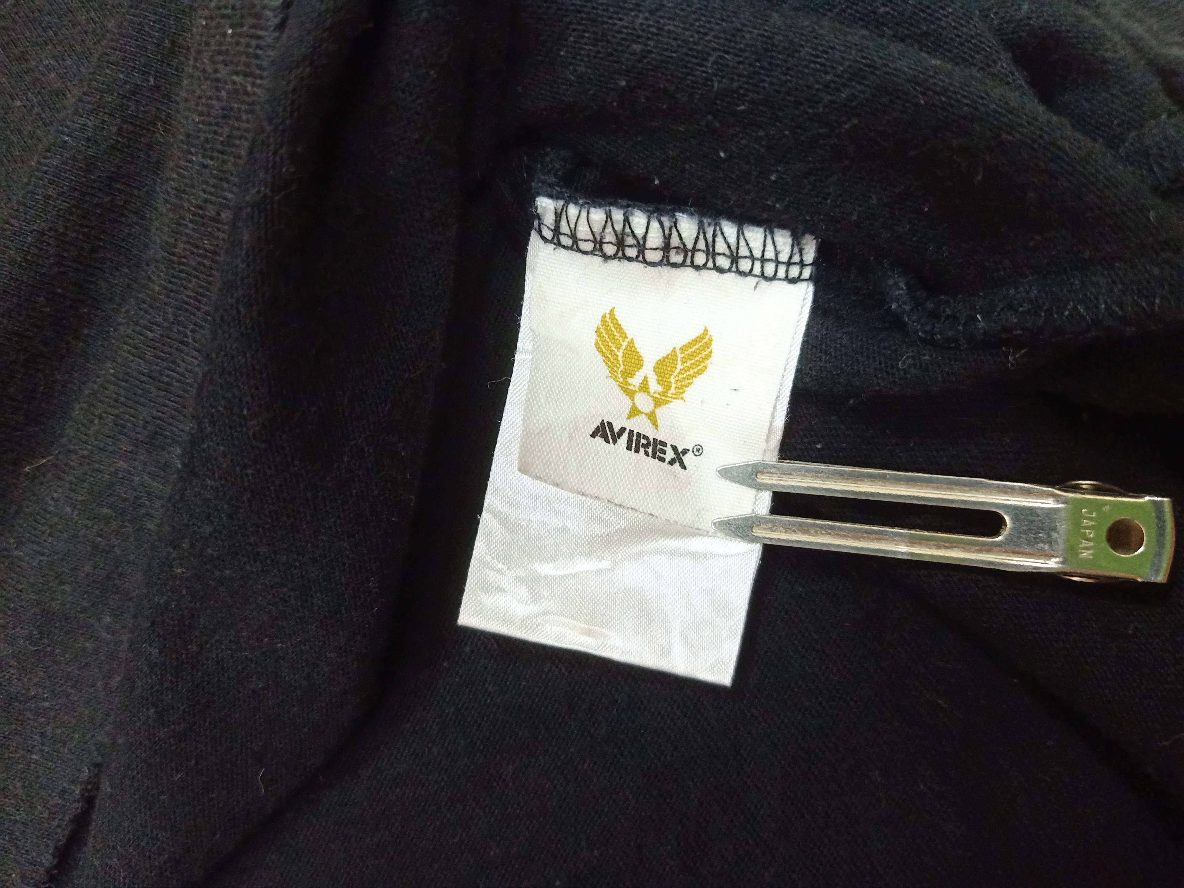Avirex AVIREX Air Force Big Logo Spell Out Black L Size T-Shirt Size US L / EU 52-54 / 3 - 9 Thumbnail