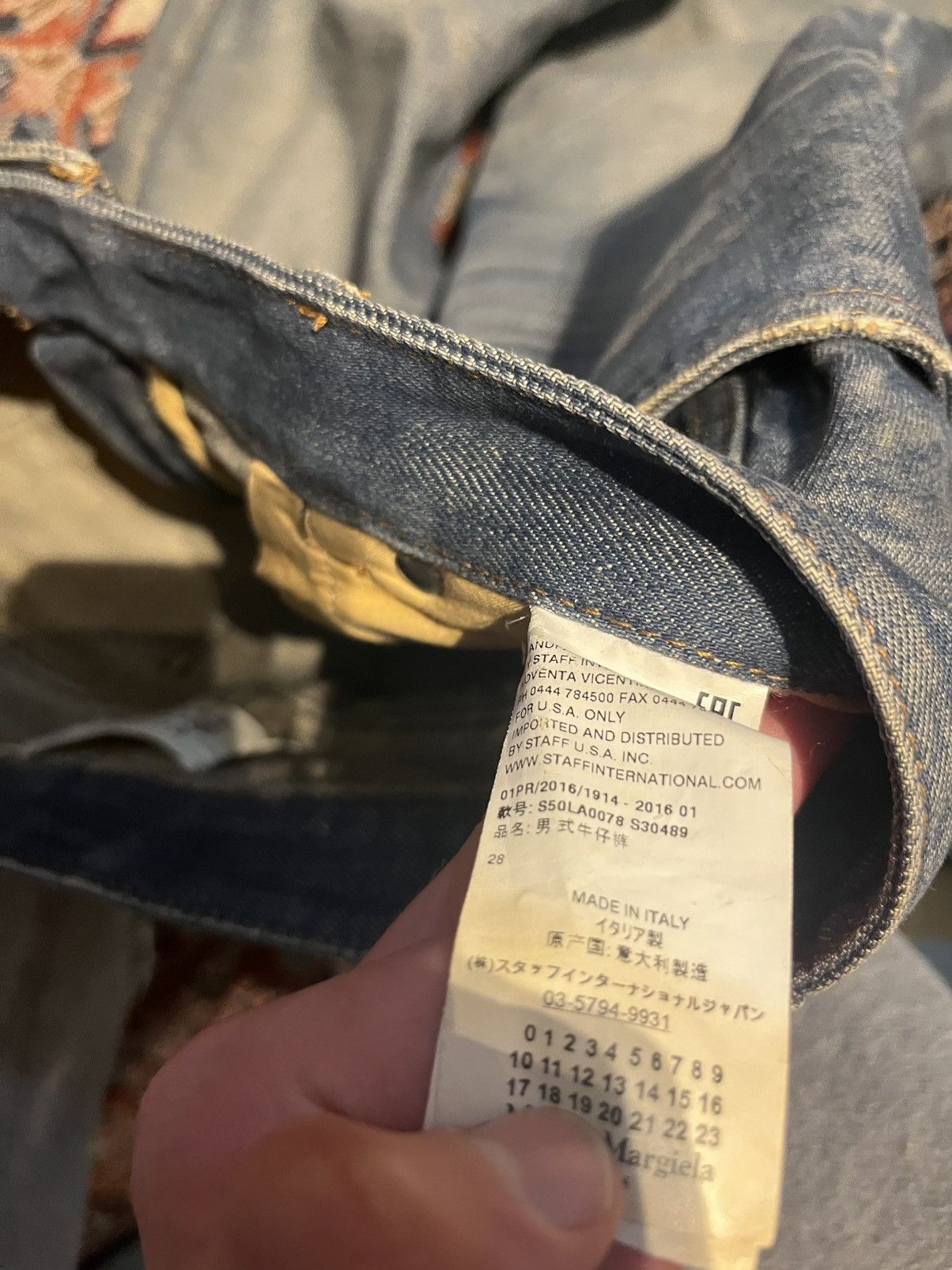 Maison Margiela Maison Margiela 16SS jeans Size US 29 - 3 Thumbnail