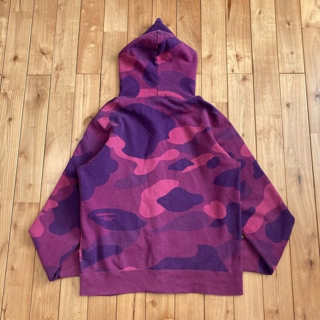 Bape BAPE Giant Purple Camo Full Zip Hoodie a bathing ape NIGO Size US L / EU 52-54 / 3 - 2 Thumbnail