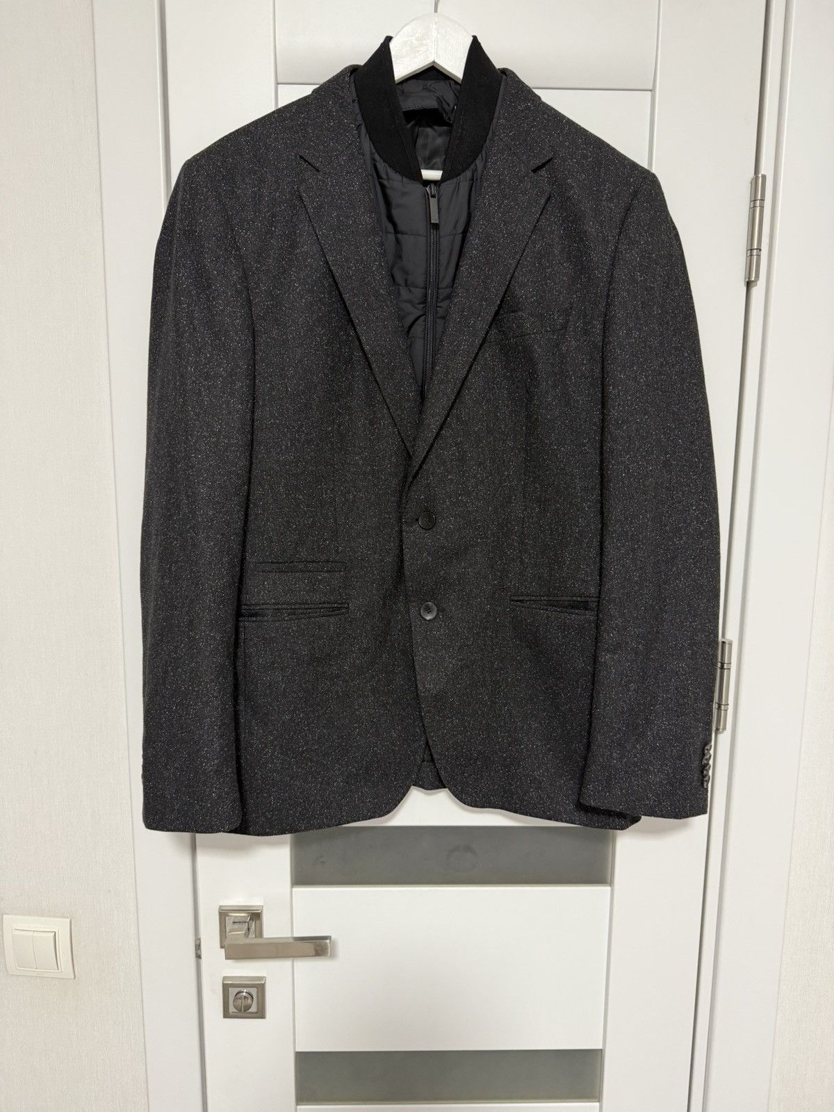 Hugo Boss Hugo Boss Zip Wool Blazer Jacket Size 52 Size 50S - 3 Thumbnail