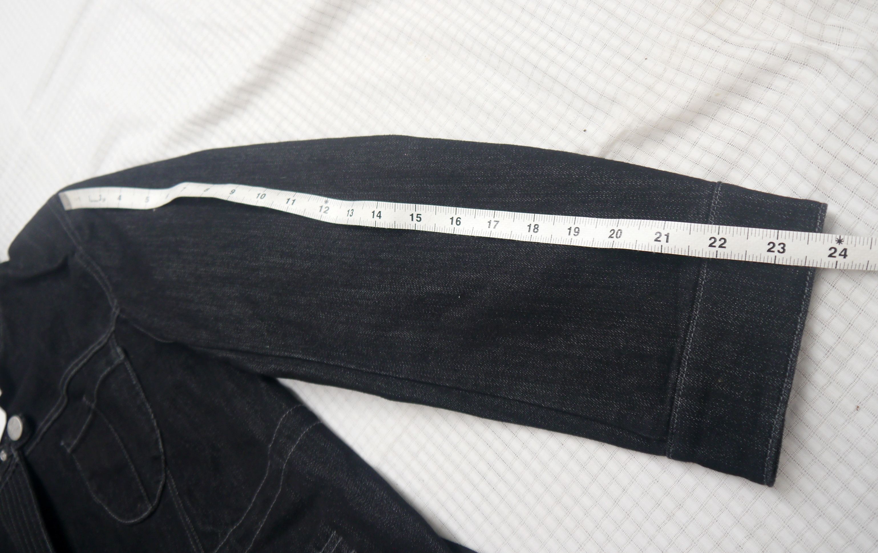 Japanese Brand (J775) Denimus Japan Black Stretch Denim Hood Women Coat XL Size XL / US 12-14 / IT 48-50 - 19 Thumbnail