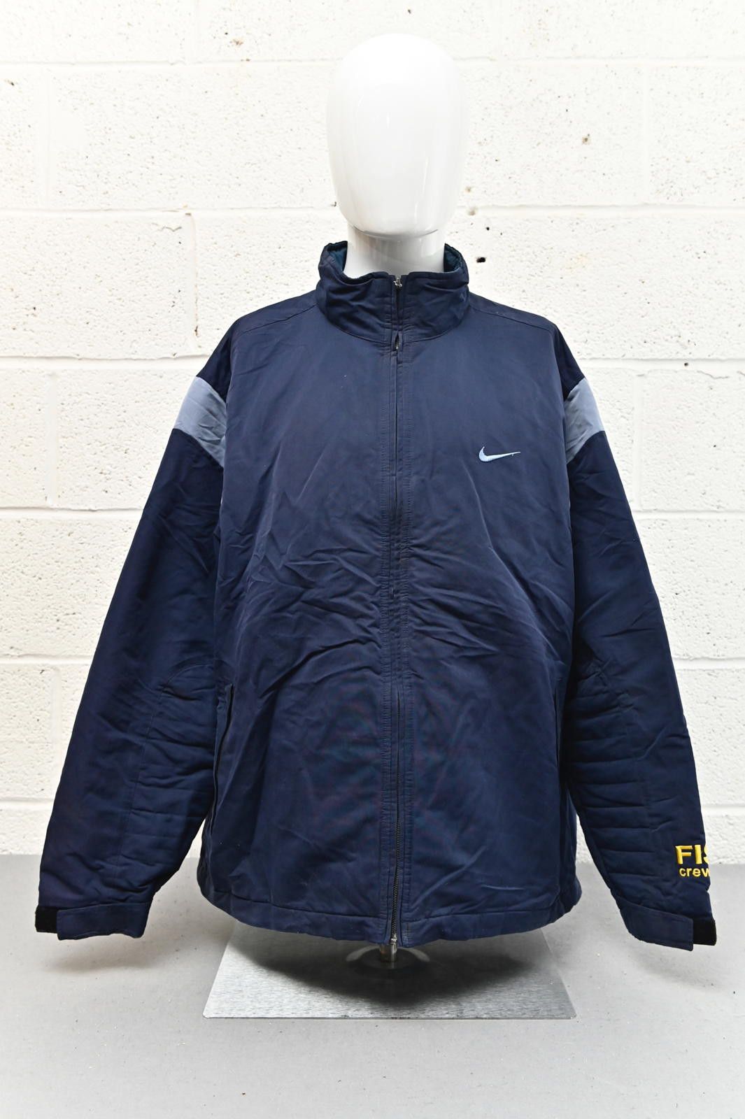 Nike Nike Navy Blue Zip up Windbreaker Jacket Mens Size XL Size US XL / EU 56 / 4 - 2 Thumbnail