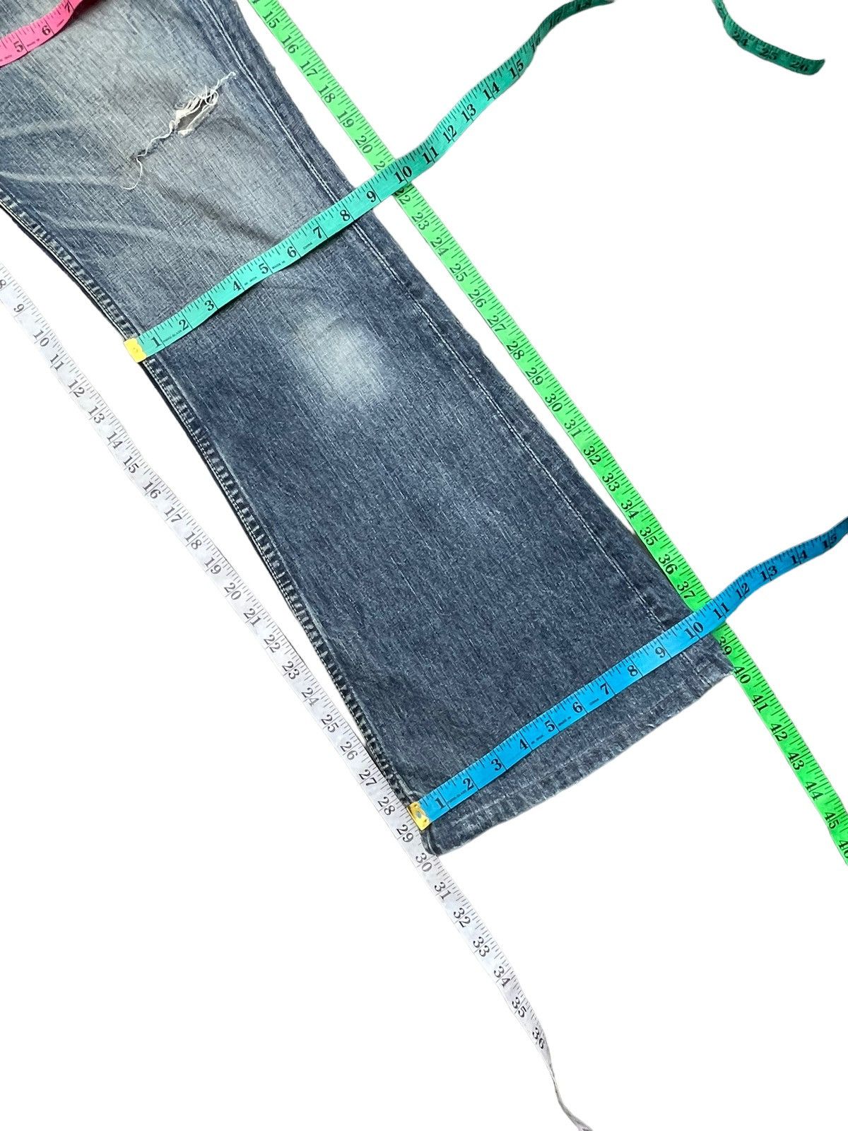 Levi's Vintage Flare Levis Redloop Faded & Distresed Denim Size 34" / US 12 / IT 48 - 21 Thumbnail