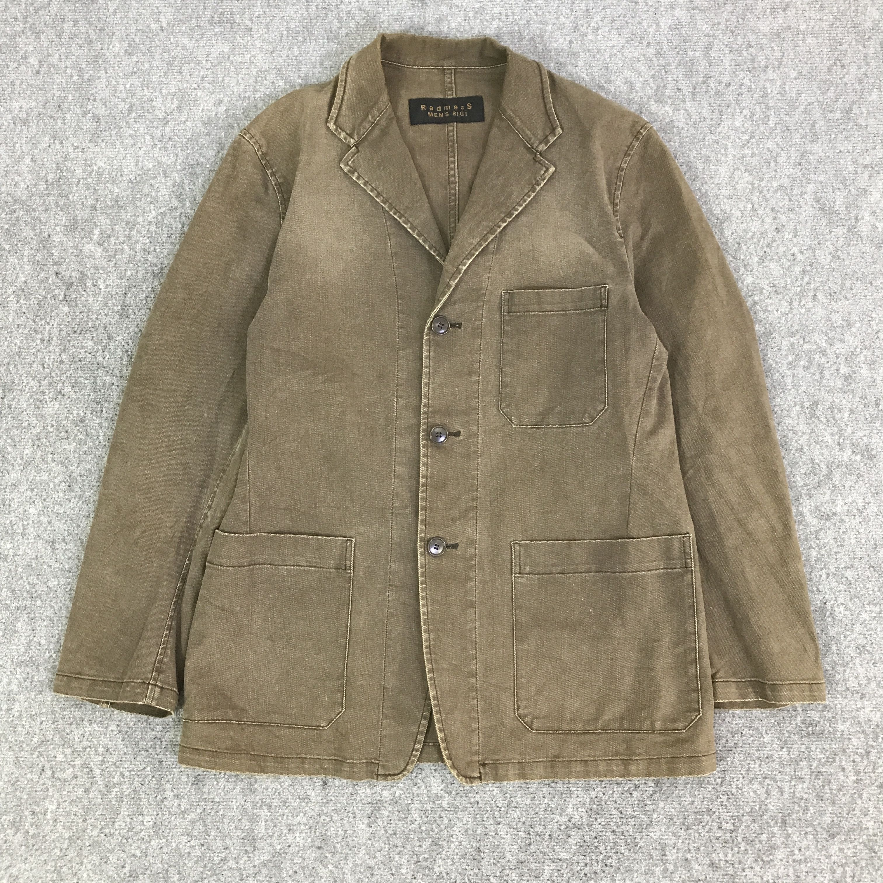 BIGI MEN'S BIGI COTTON JACKET K119B14 Size US L / EU 52-54 / 3 - 1 Thumbnail