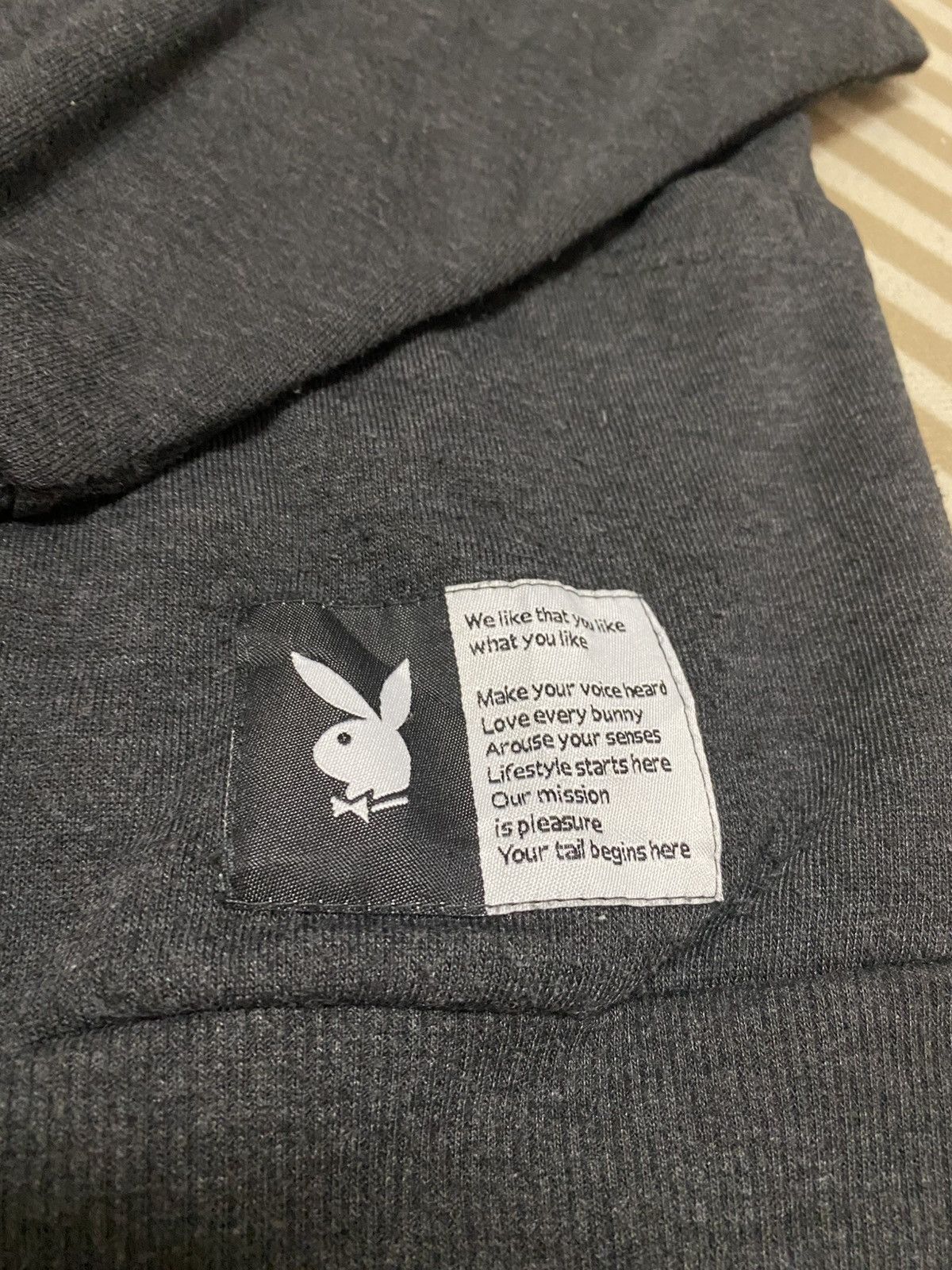 Playboy Playboy Bunny Wording Hoodie Size US XXL / EU 58 / 5 - 3 Thumbnail