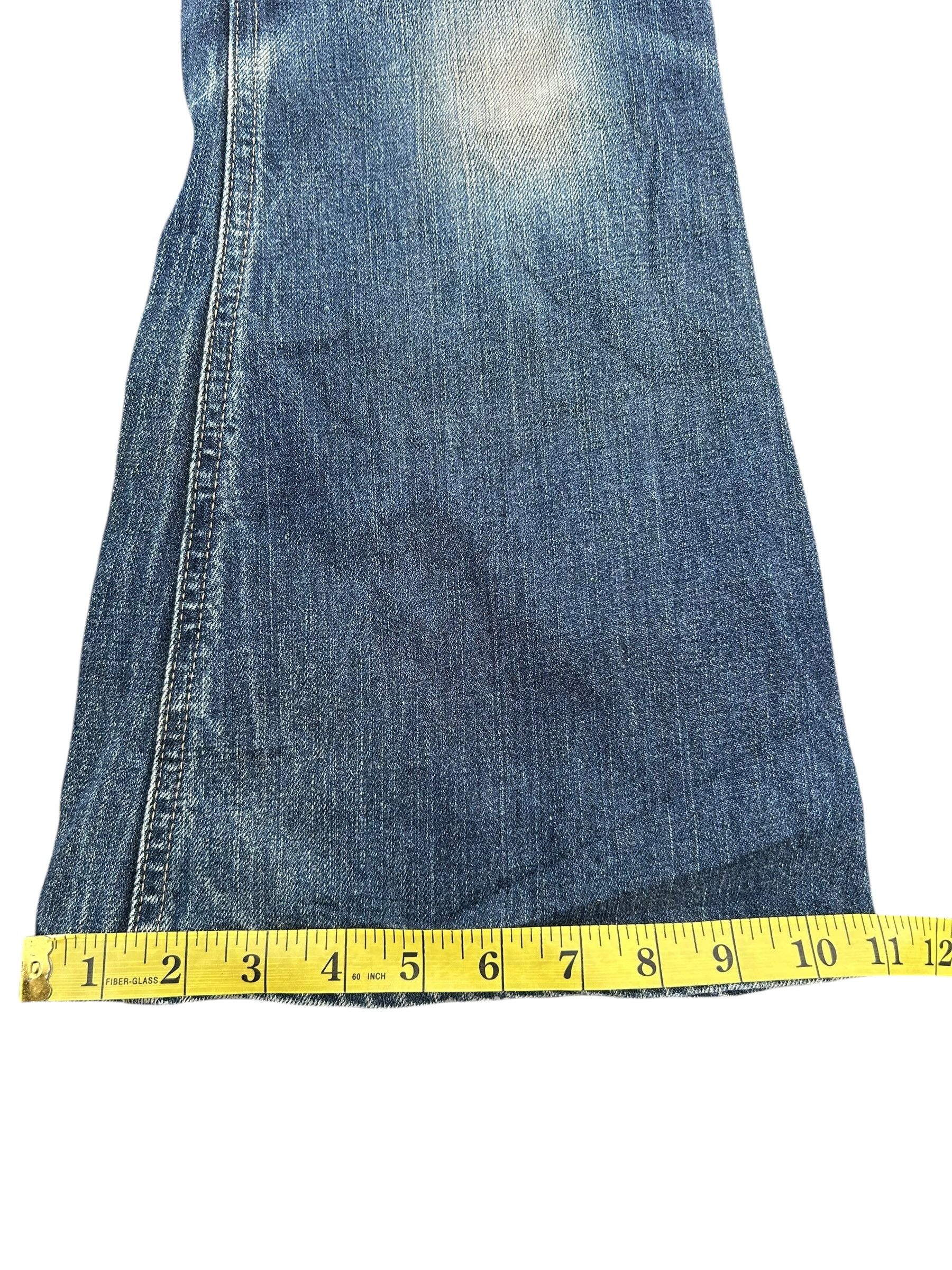 Japanese Brand × Kapital × Vintage Flare Vintage Lee Riders Denim Jeans Size US 30 / EU 46 - 15 Thumbnail