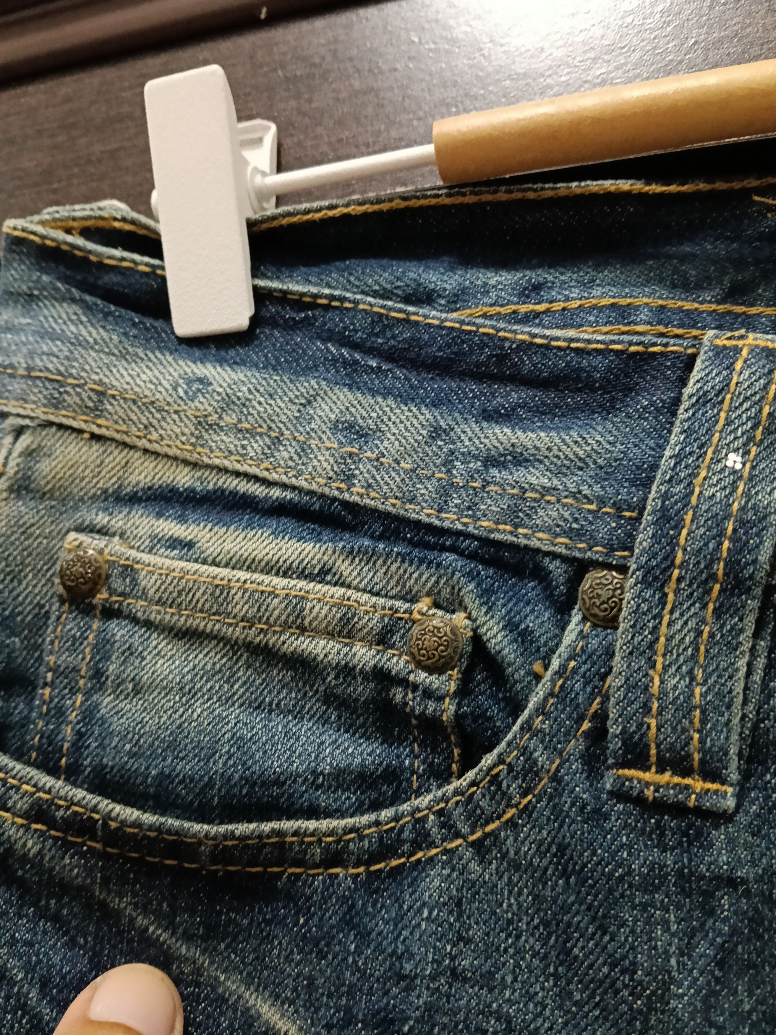 Japanese Brand 💥Flared Bootcut Wild Party Japanese Denim💥 Size US 31 - 6 Thumbnail