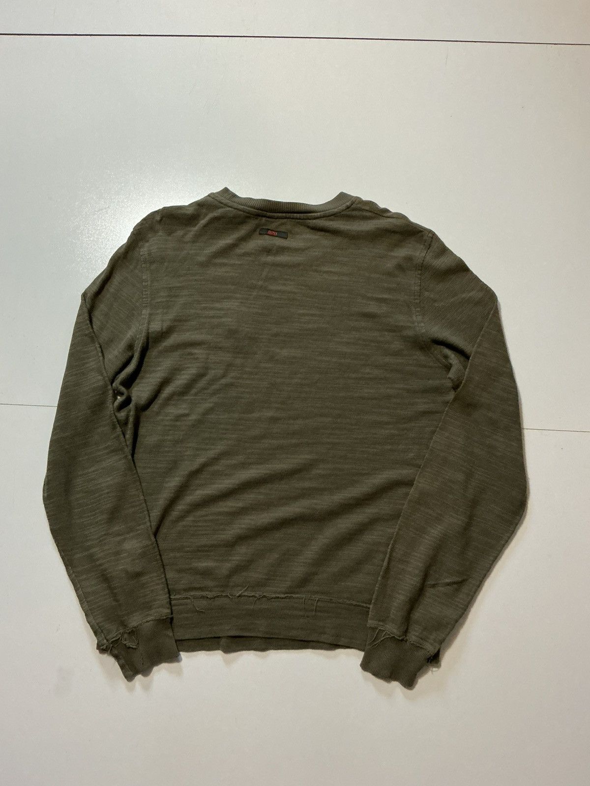 Hugo Boss Hugo Boss Waso Dragon Oriental Embroidered Olive Sweater Size US M / EU 48-50 / 2 - 2 Thumbnail