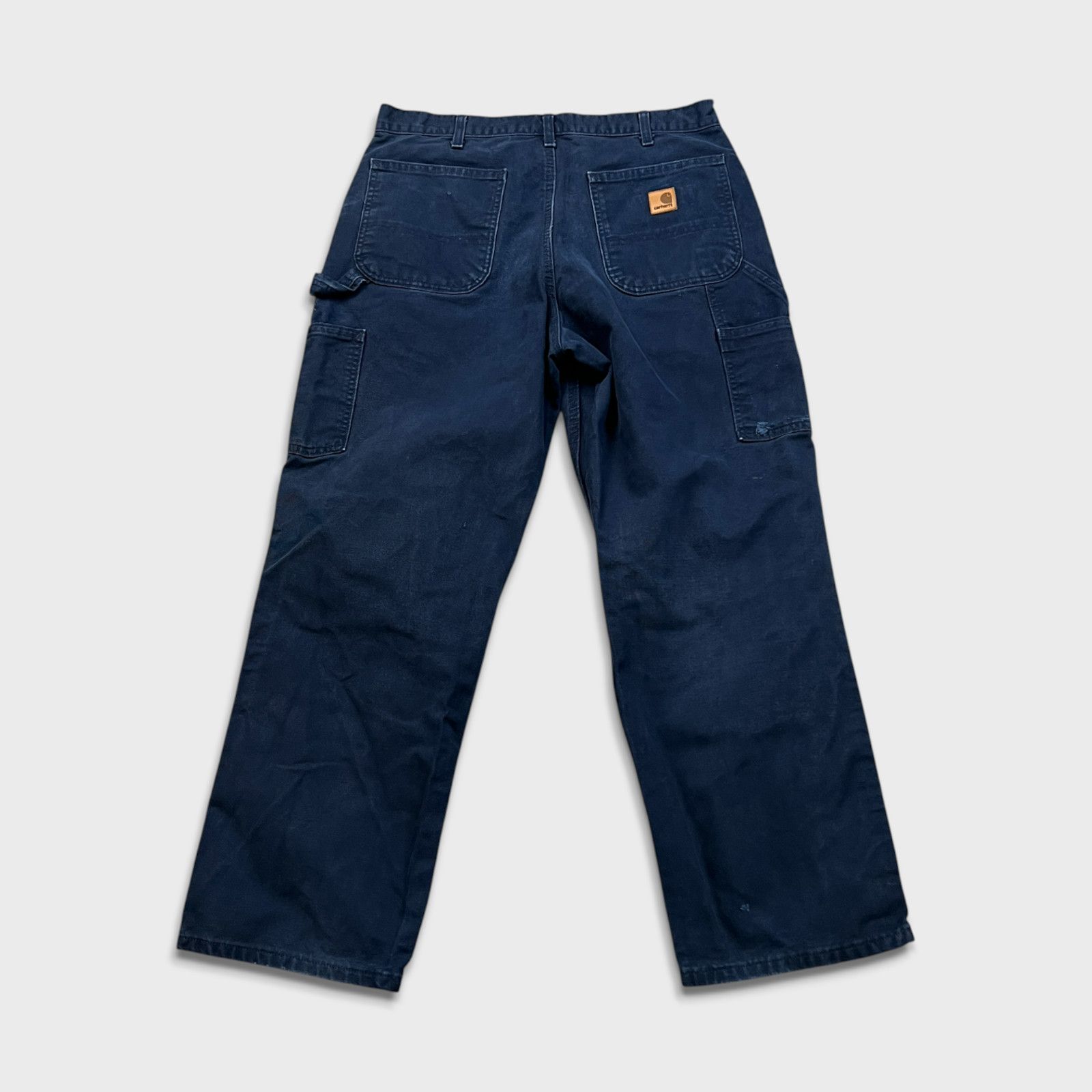 Carhartt × Vintage Carhartt Pants 34x30 Original Dungaree Work Carpenter Baggy Size US 34 / EU 50 - 7 Thumbnail