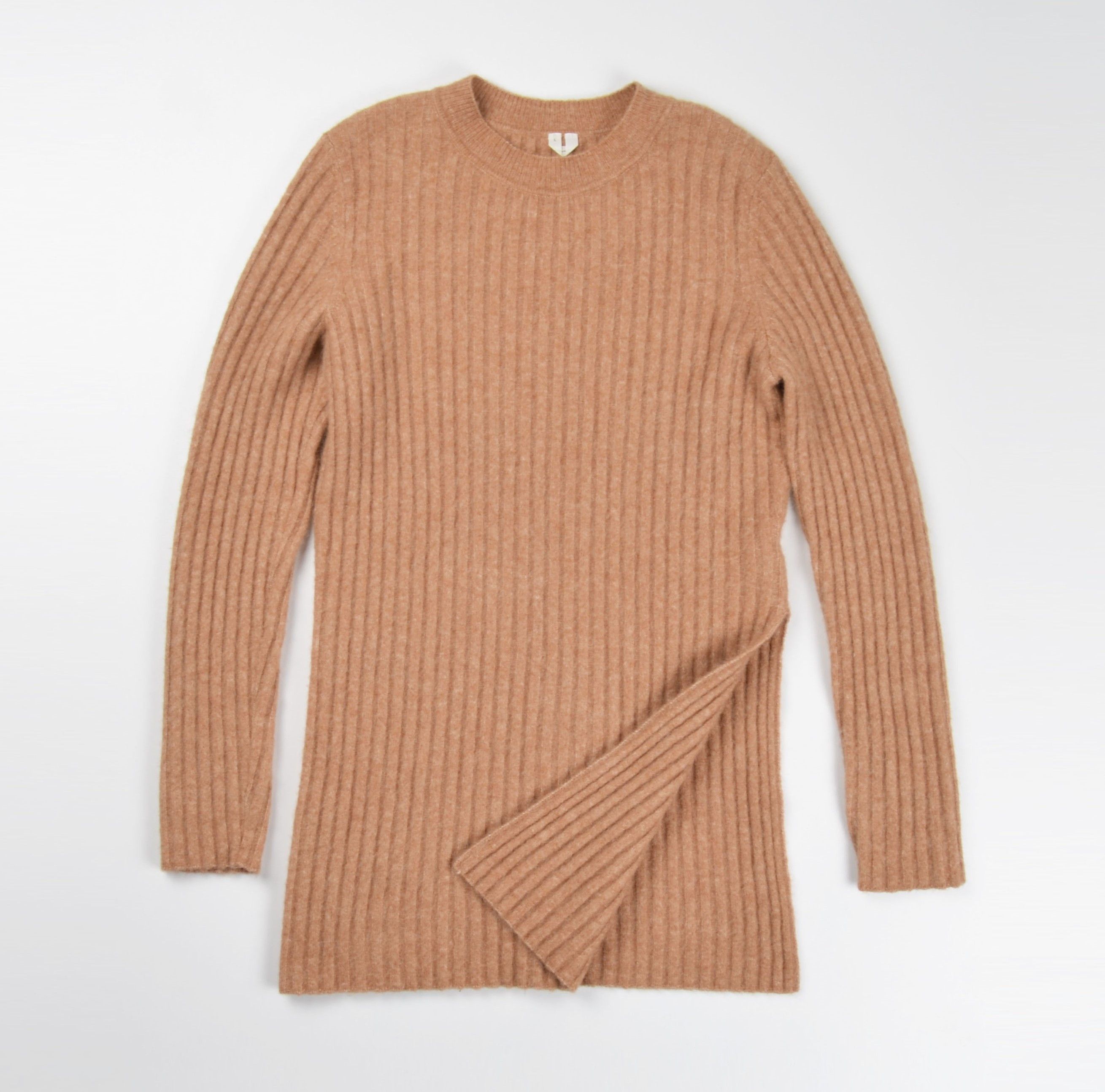 Arket Arket Alpaca Merino Soft Cozy Ribbet Long Sweater Size L / US 10 / IT 46 - 1 Thumbnail