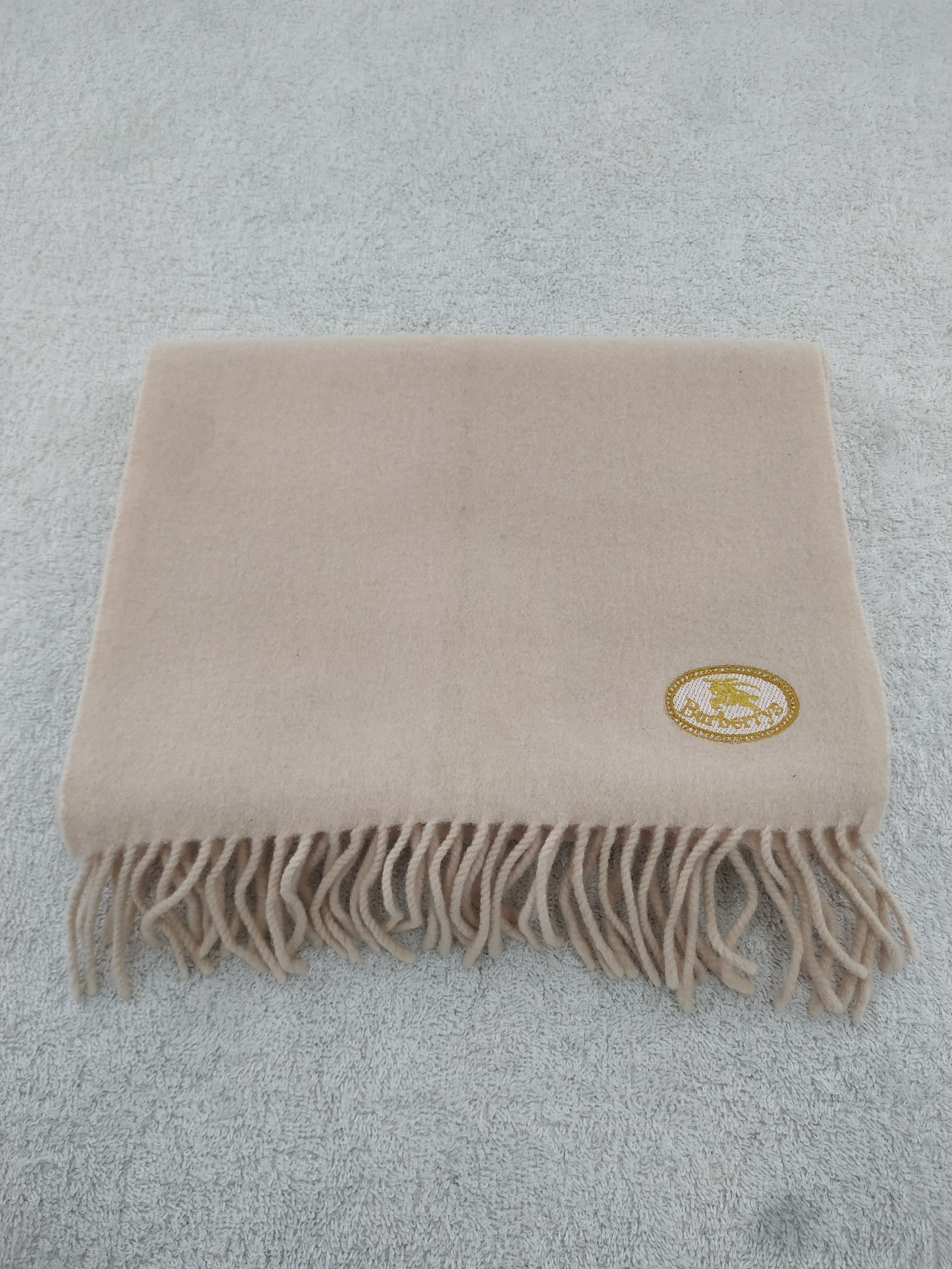 Burberry Vintage Burberry Wool Scarf/Muffler/Neckwear MF150 Size ONE SIZE - 3 Thumbnail