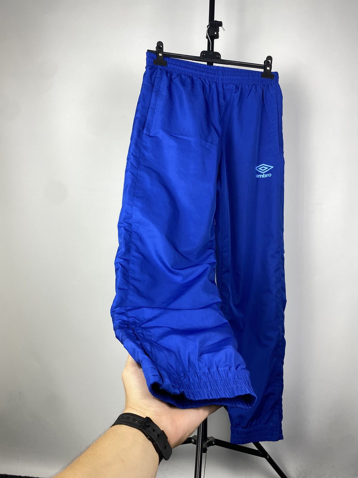 Umbro × Vintage 90s Umbro Vintage Drill Parachute Nylon Retro Pants Size US 31 - 2 Thumbnail