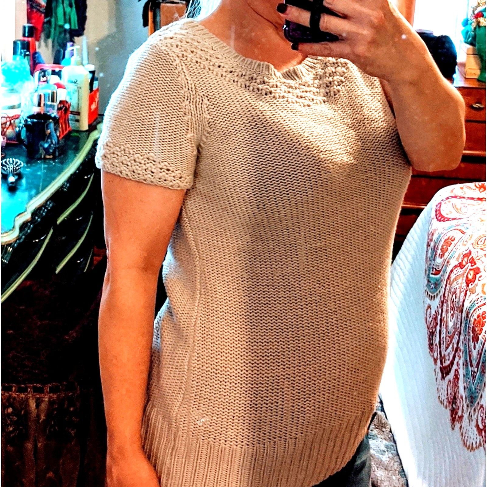 American Eagle Outfitters American Eagle Short Sleeve Knit Sweater Size M / US 6-8 / IT 42-44 - 1 Thumbnail