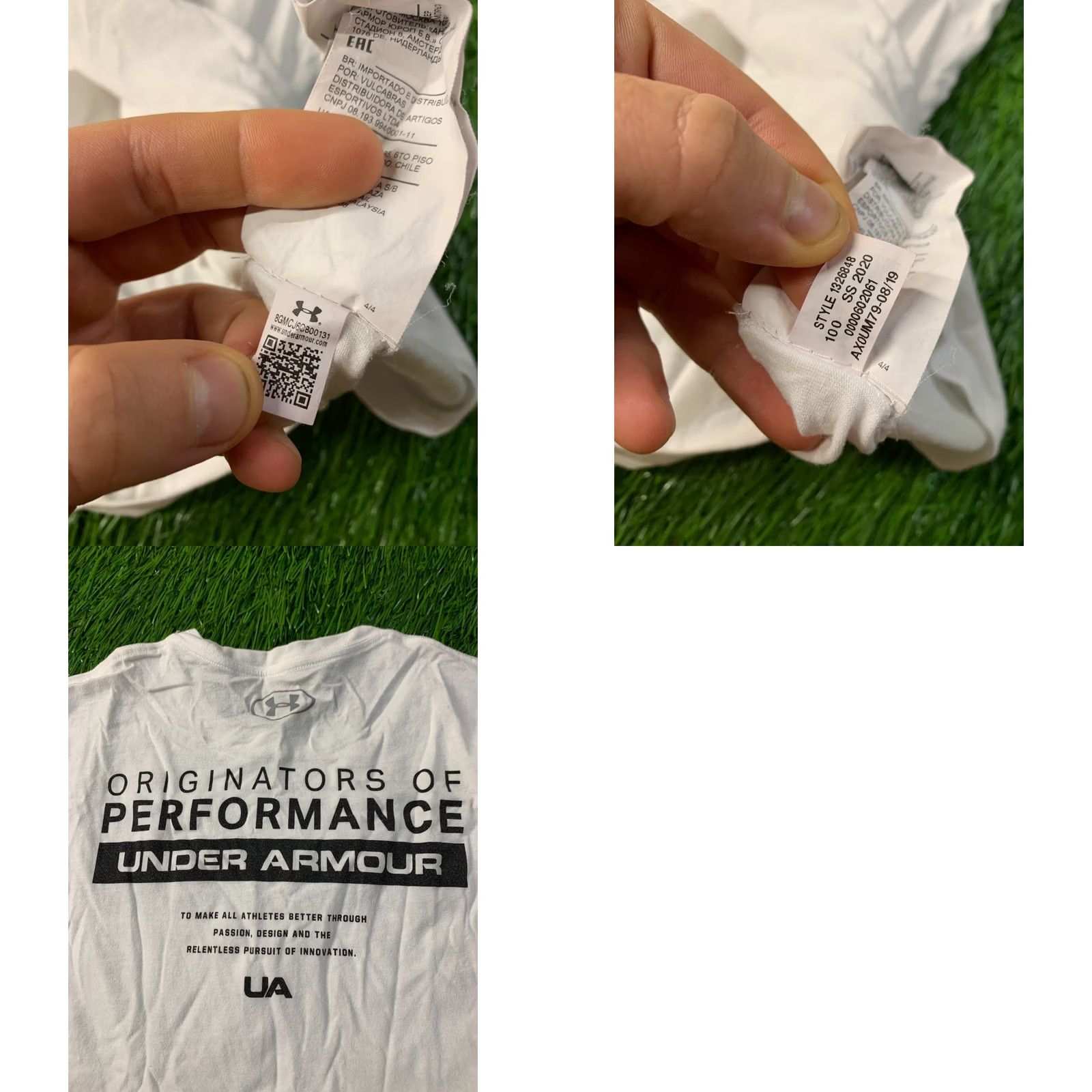 Under Armour UNDER ARMOUR HEATGEAR T-SHIRT Mens Casual Shirt Jersey White 2020 M Short Sleeve Crew Neck Classic Fit Size US M / EU 48-50 / 2 - 8 Thumbnail