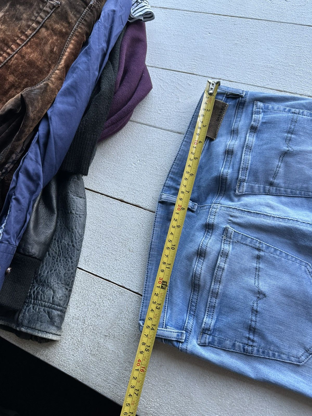 Diesel 🚨 DIESEL IFSIXWASNINE JEANS DENIM RARE Y2K FIT GOTHIC PUNK Size 29" - 12 Thumbnail