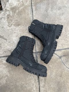 Balenciaga Tiaga Zip-up Boots in Black for Men