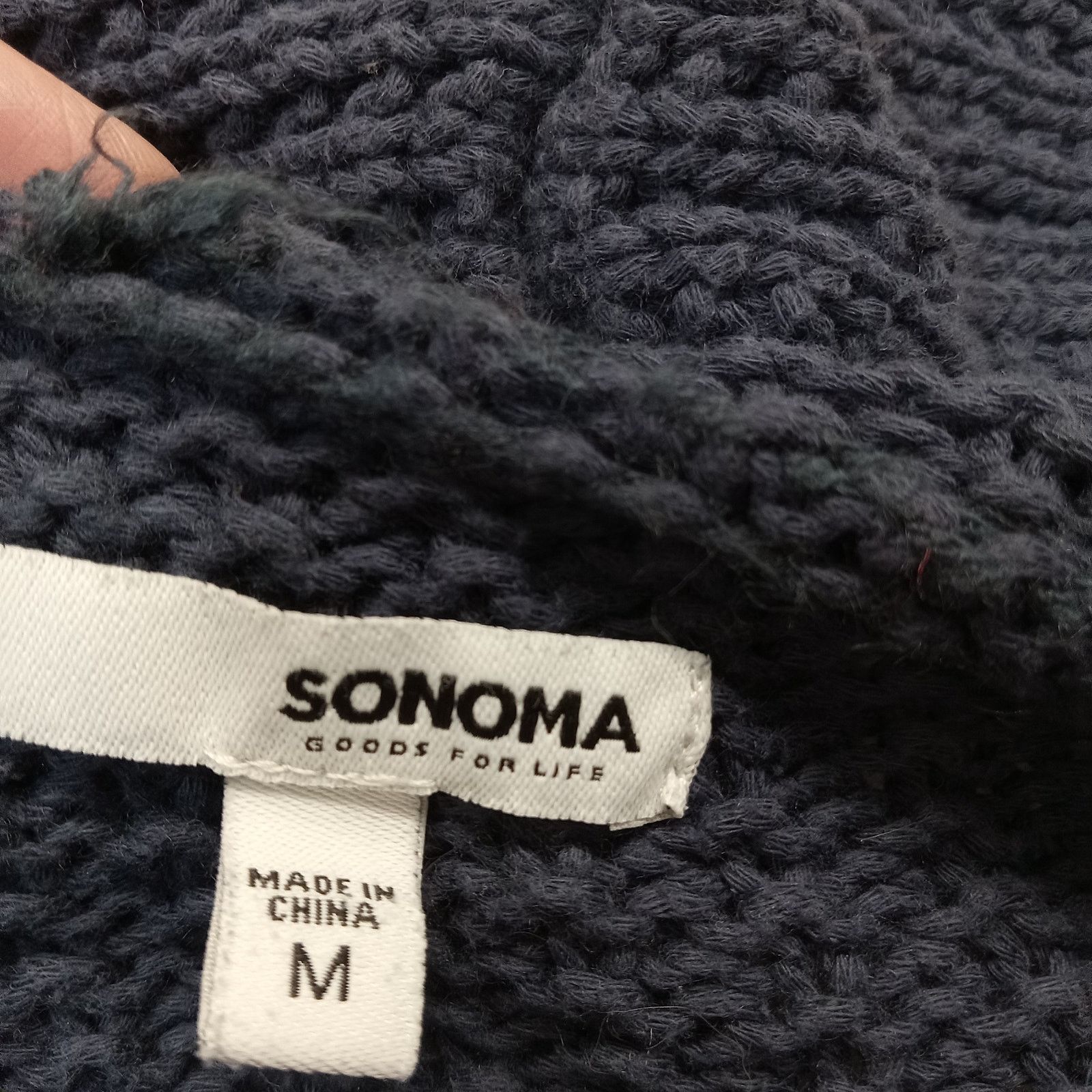 Sonoma Sonoma Sweater M Womens Short Sleeve Hooded Cardigan Size M / US 6-8 / IT 42-44 - 3 Thumbnail