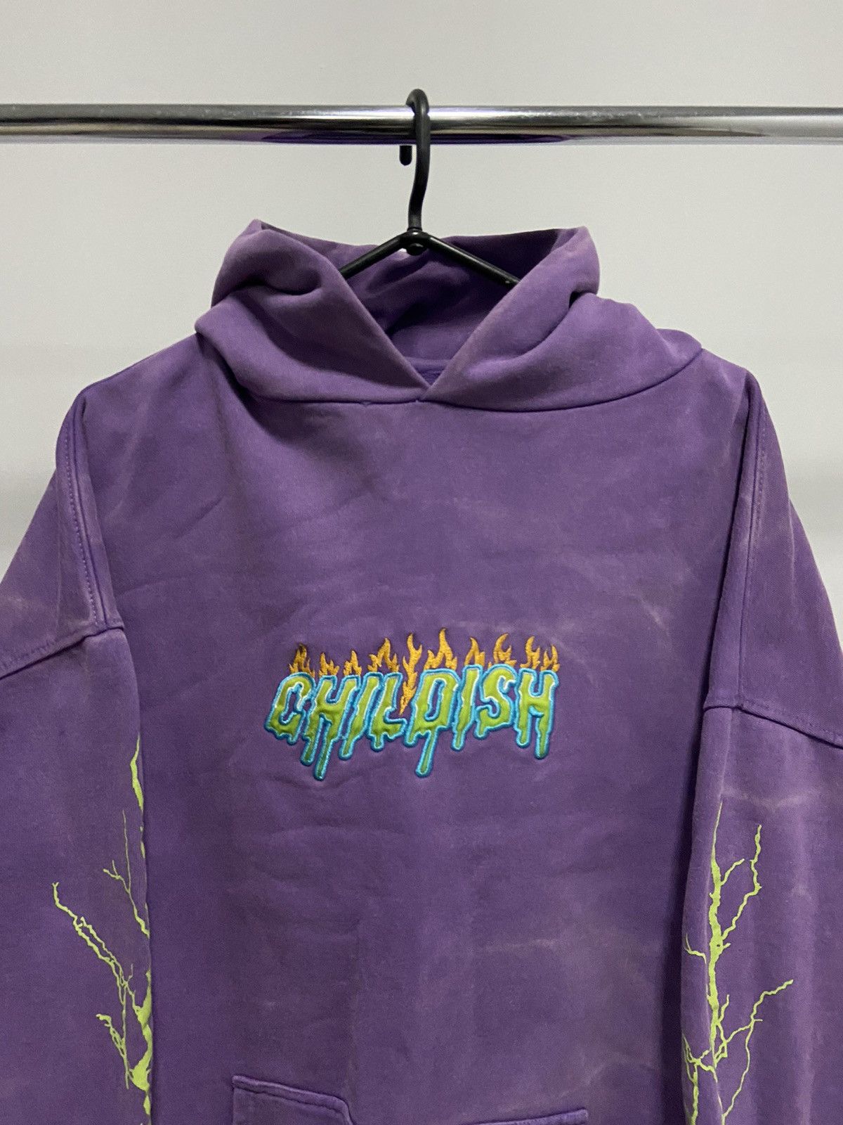 Japanese Brand × Vintage Childish vintage big logo hoodie robs motors Size US L / EU 52-54 / 3 - 3 Thumbnail
