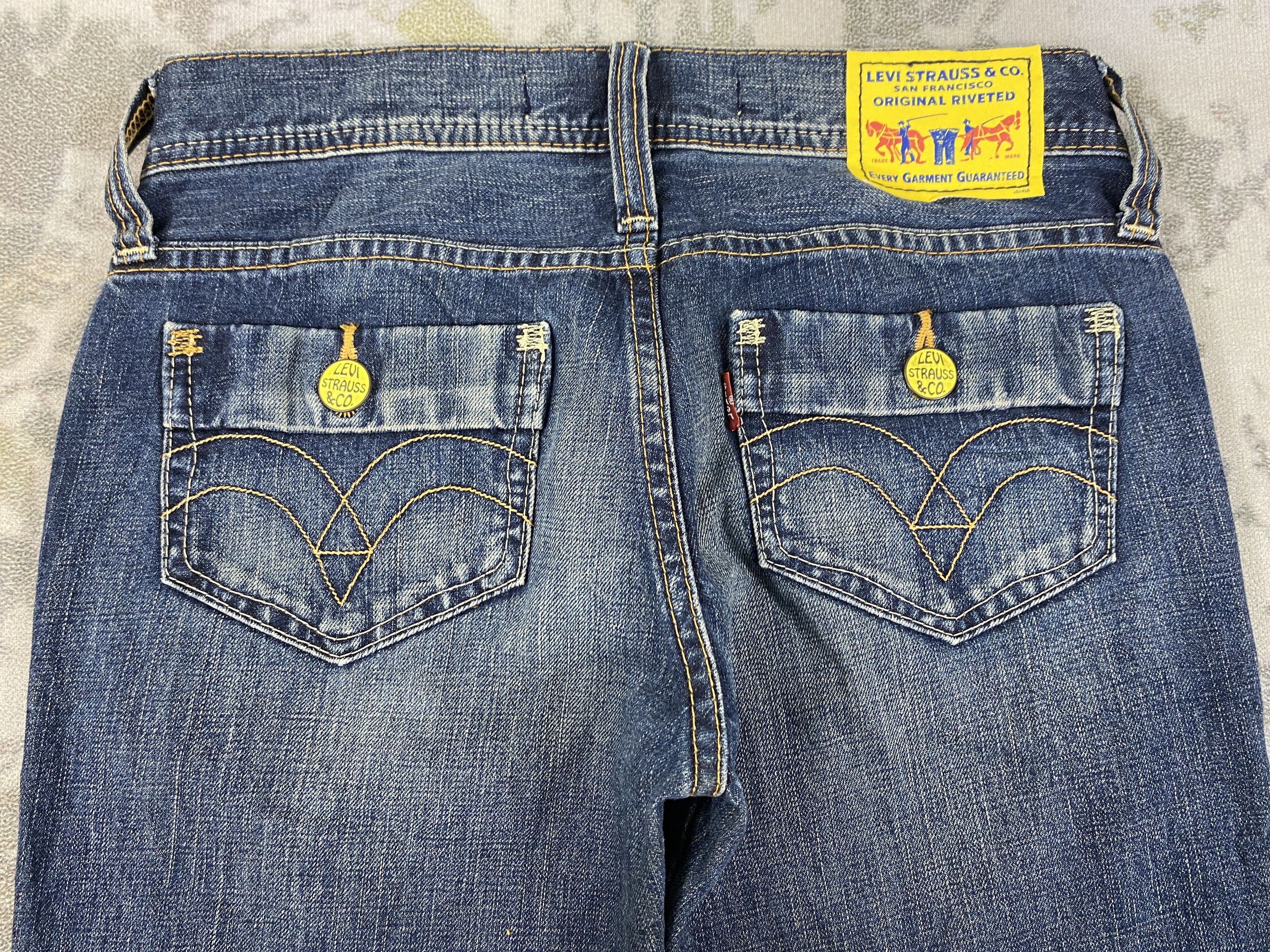 Levi's Vintage Levi's Flare Jeans 29x31 Denim- JN3898 Size 29" - 4 Thumbnail