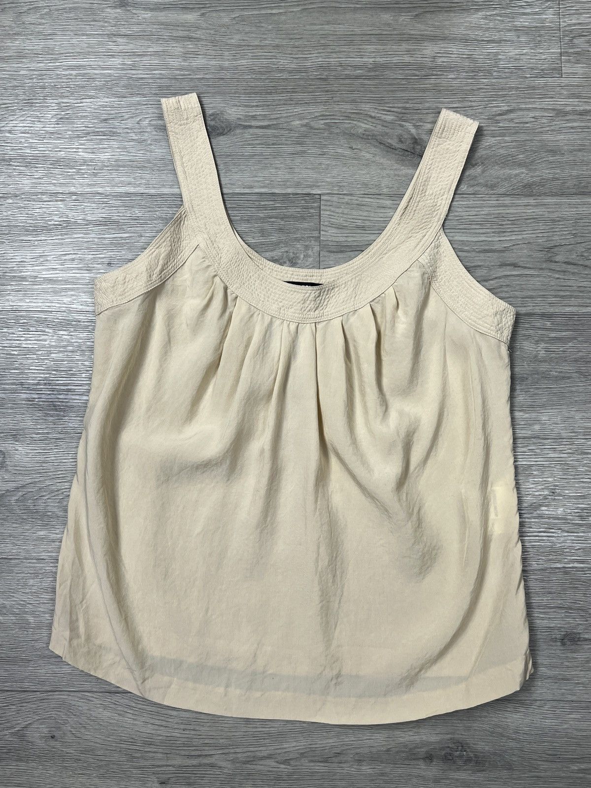 Aspesi Aspesi Lawrence Steele Beige Cupro Flowy Tank Top 42 Size M / US 6-8 / IT 42-44 - 2 Thumbnail