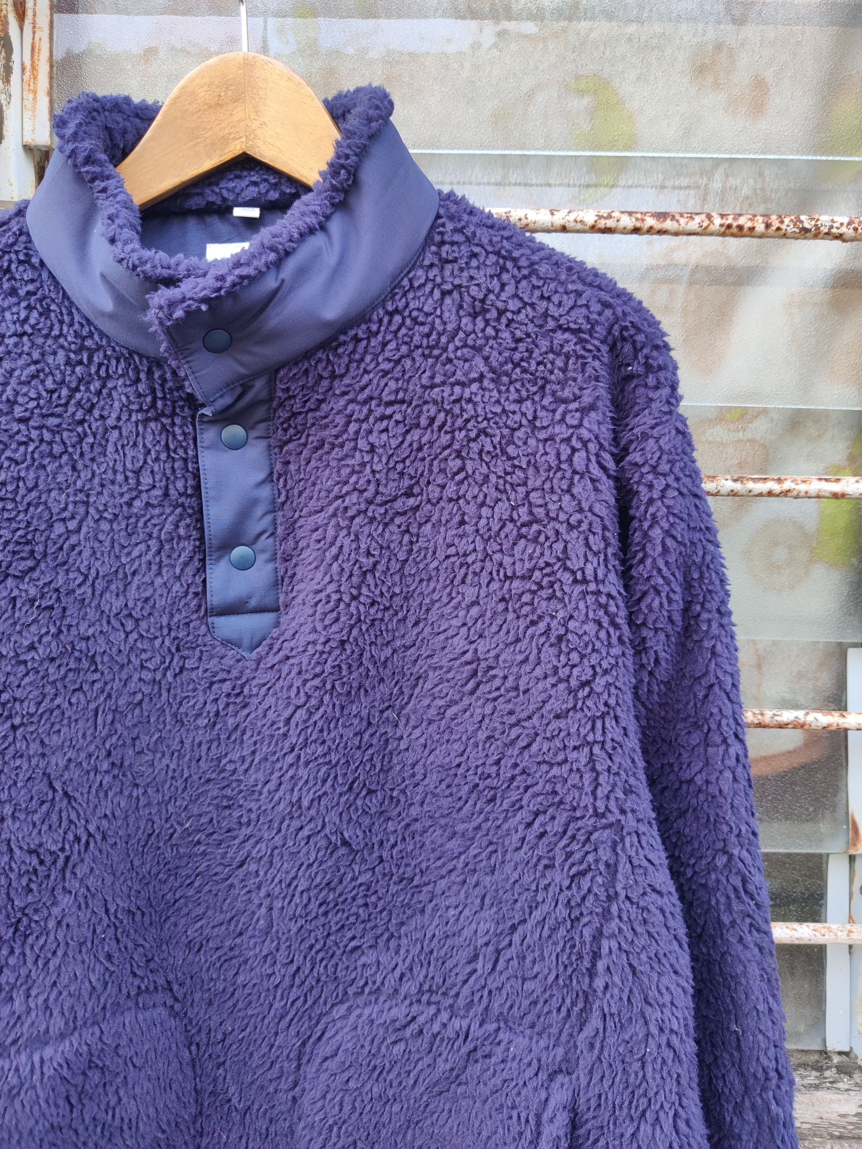 Uniqlo × White Mountaineering Vintage Uniqlo White Mountaineering Fleece Jacket Size US L / EU 52-54 / 3 - 3 Thumbnail