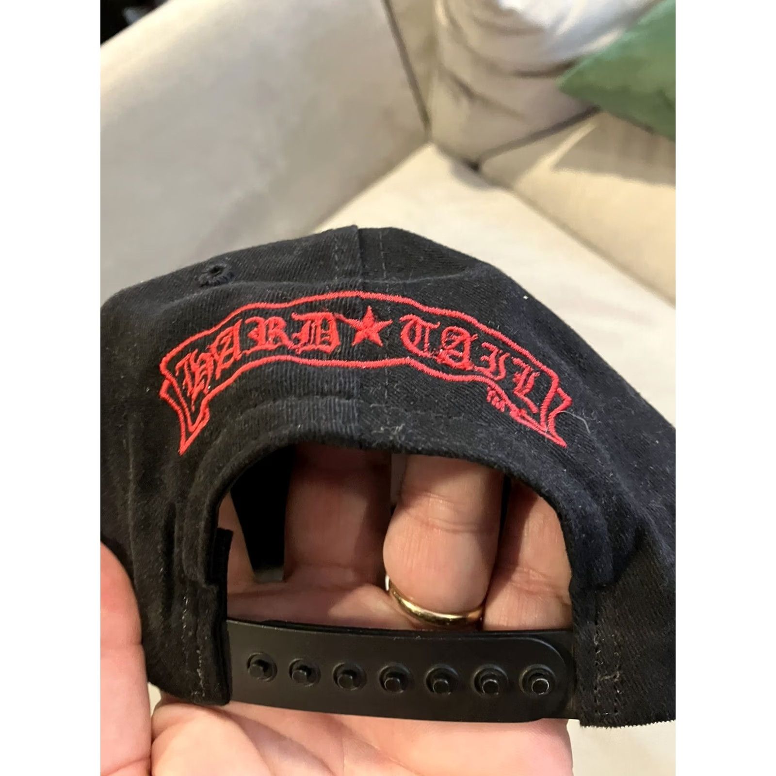Hard Tail VINTAGE HARD TAIL Black Emroidered Baseball Cap Hat USA Made In RARE Unisex Adults One Size Size ONE SIZE - 2 Thumbnail