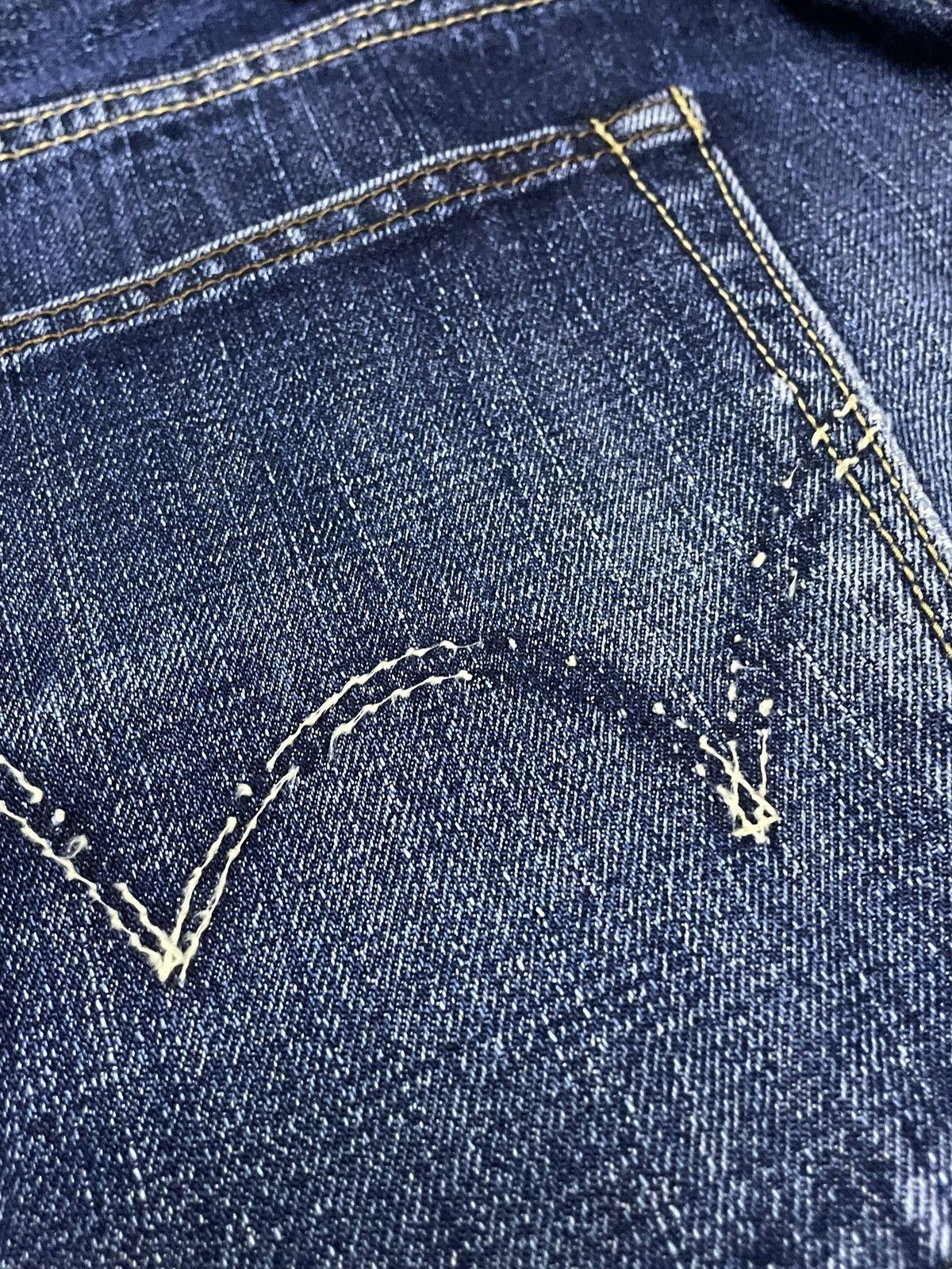 Edwin Rare Edwin 505 Z Selvedge Buckle Back Baggy Loose Jeans Size US 34 / EU 50 - 19 Thumbnail