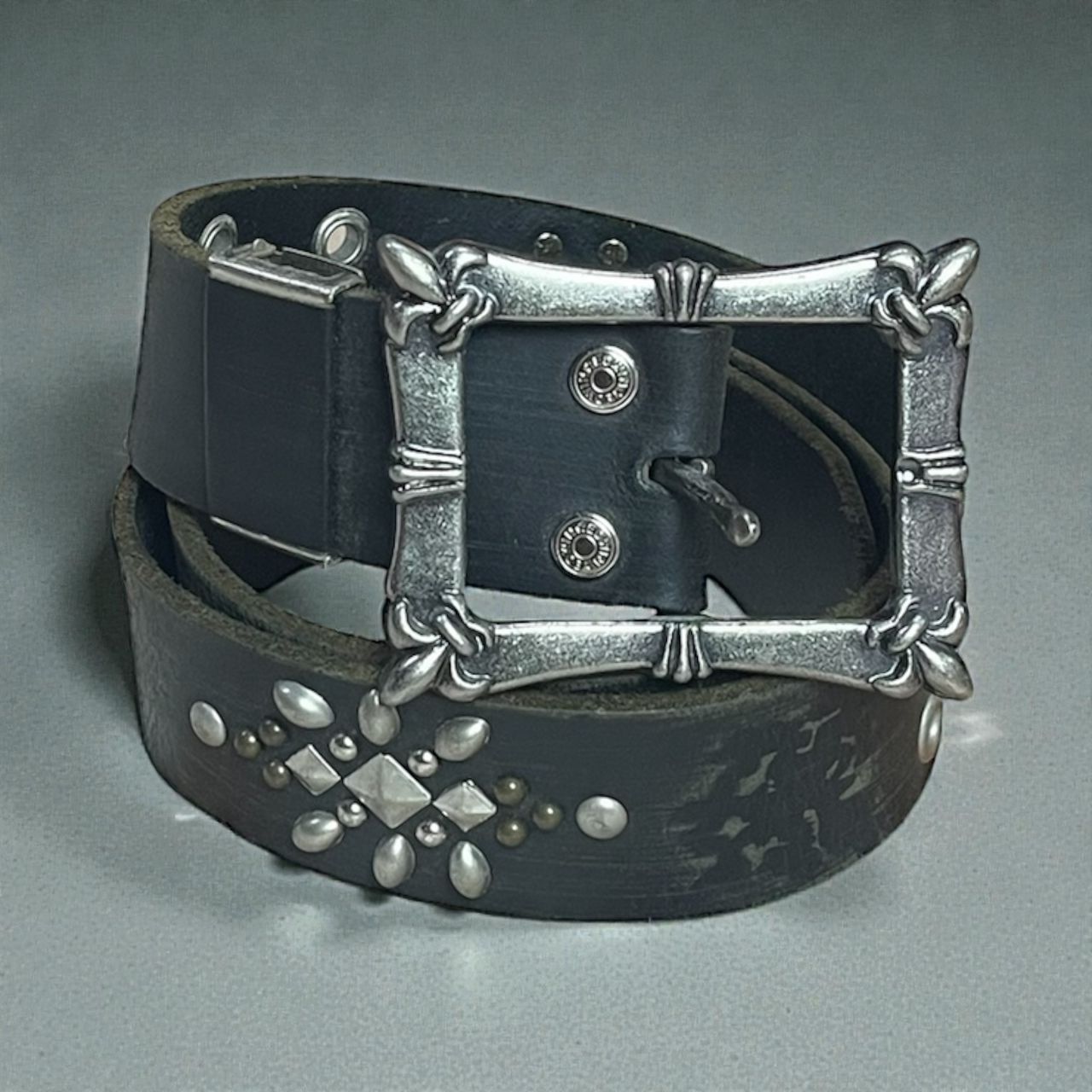 Edwin Vintage Edwin Metal Studded Leather Belts Size ONE SIZE - 1 Thumbnail