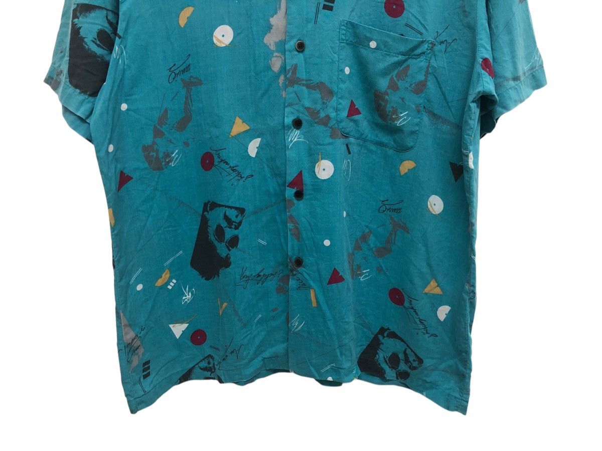 Japanese Brand × Vintage POP 🔥 OFF ROAD PARTY GRAPHIC RAYON OPEN COLLAR SHIRT Size US L / EU 52-54 / 3 - 4 Thumbnail