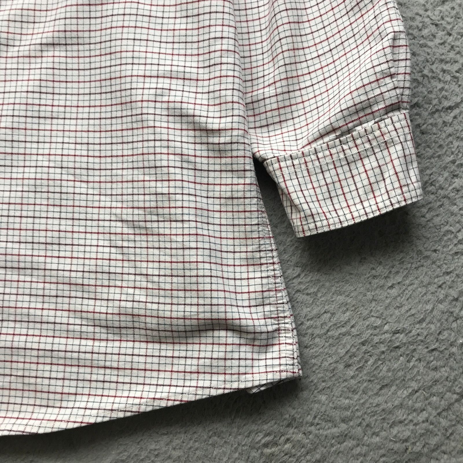 Other Woolrich Button Down Shirt Men's 2XL Check White Red Maroon Size US XXL / EU 58 / 5 - 10 Thumbnail