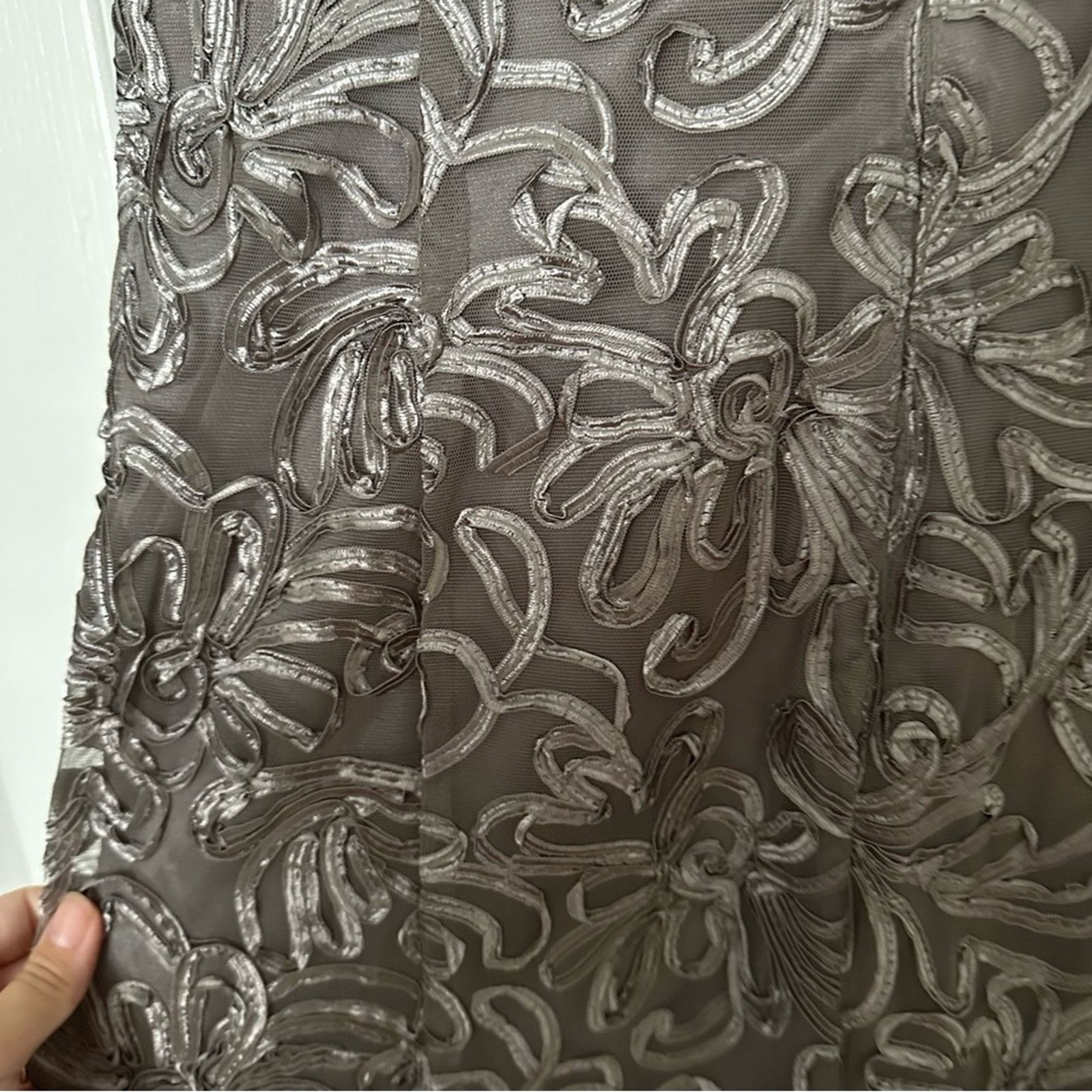 Other Like NEW SLNY Maxi Grey Dress size 16 Size XXL / US 16-18 / IT 52-54 - 7 Thumbnail