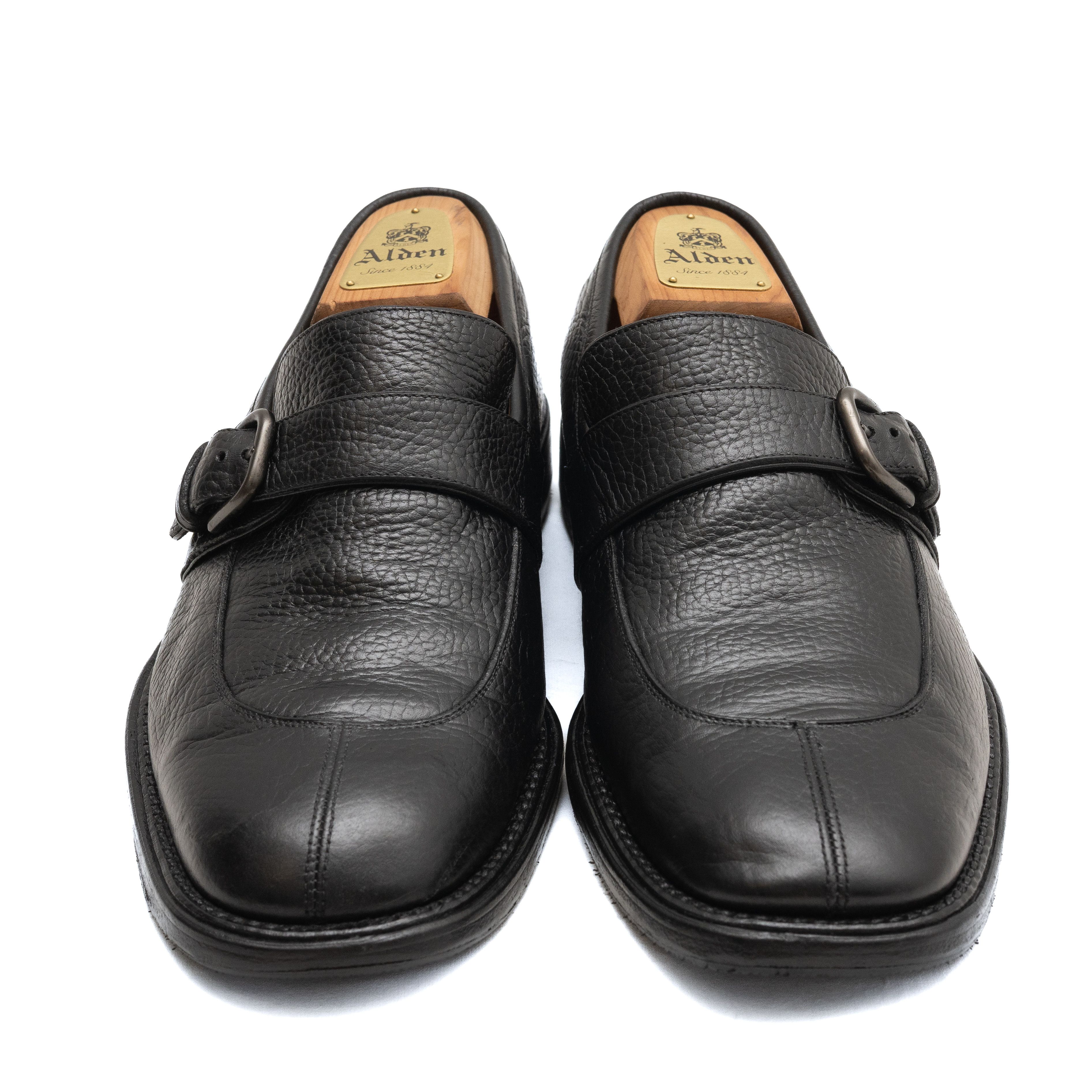 Salvatore Ferragamo SALVATORE FERRAGAMO Vintage Grained Leather Monks Size US 8.5 / EU 41-42 - 4 Thumbnail