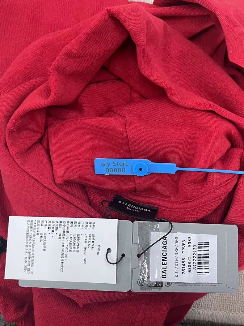Balenciaga Balenciaga Letter Hooded Loose Long Sleeve Sweatshirt Size M / US 6-8 / IT 42-44 - 5 Thumbnail