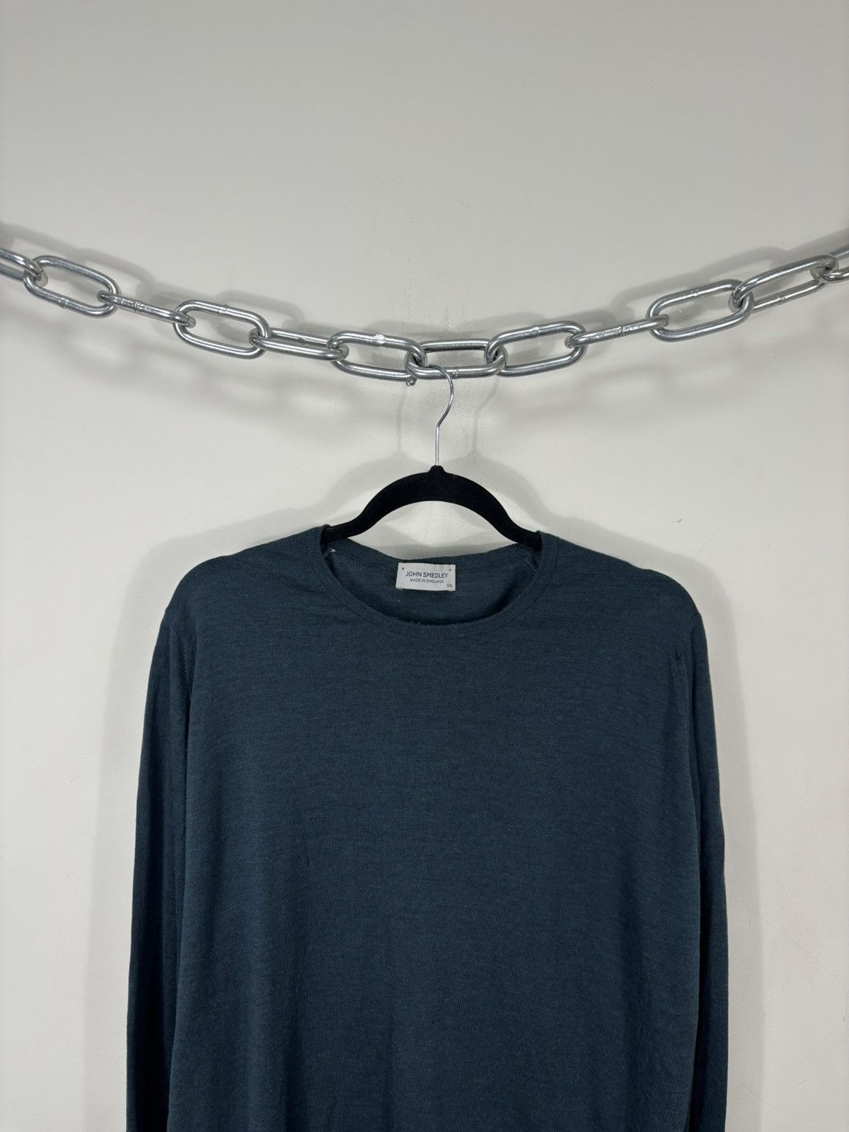 John Smedley John Smedley Men’s Dark Green Classic Wool Sweater Jumper Size US XXL / EU 58 / 5 - 2 Thumbnail