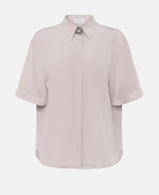 Brunello Cucinelli Silk blouse Size M / US 6-8 / IT 42-44 - 1 Thumbnail