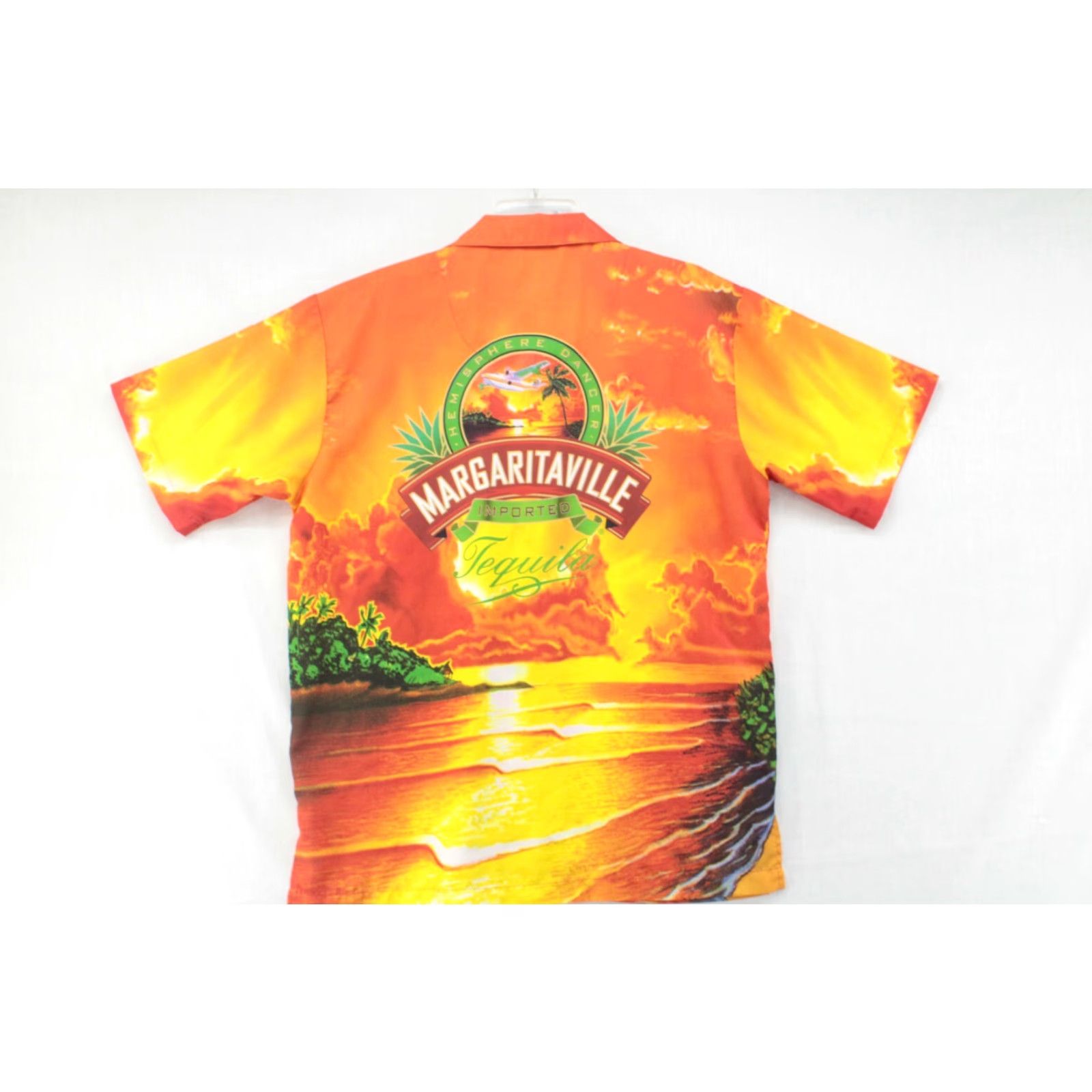 Vintage VINTAGE Margaritaville Tequila Hawaiian Orange Shirt Small Floral Beach Hawaii Wear Shirt Size US S / EU 44-46 / 1 - 4 Thumbnail