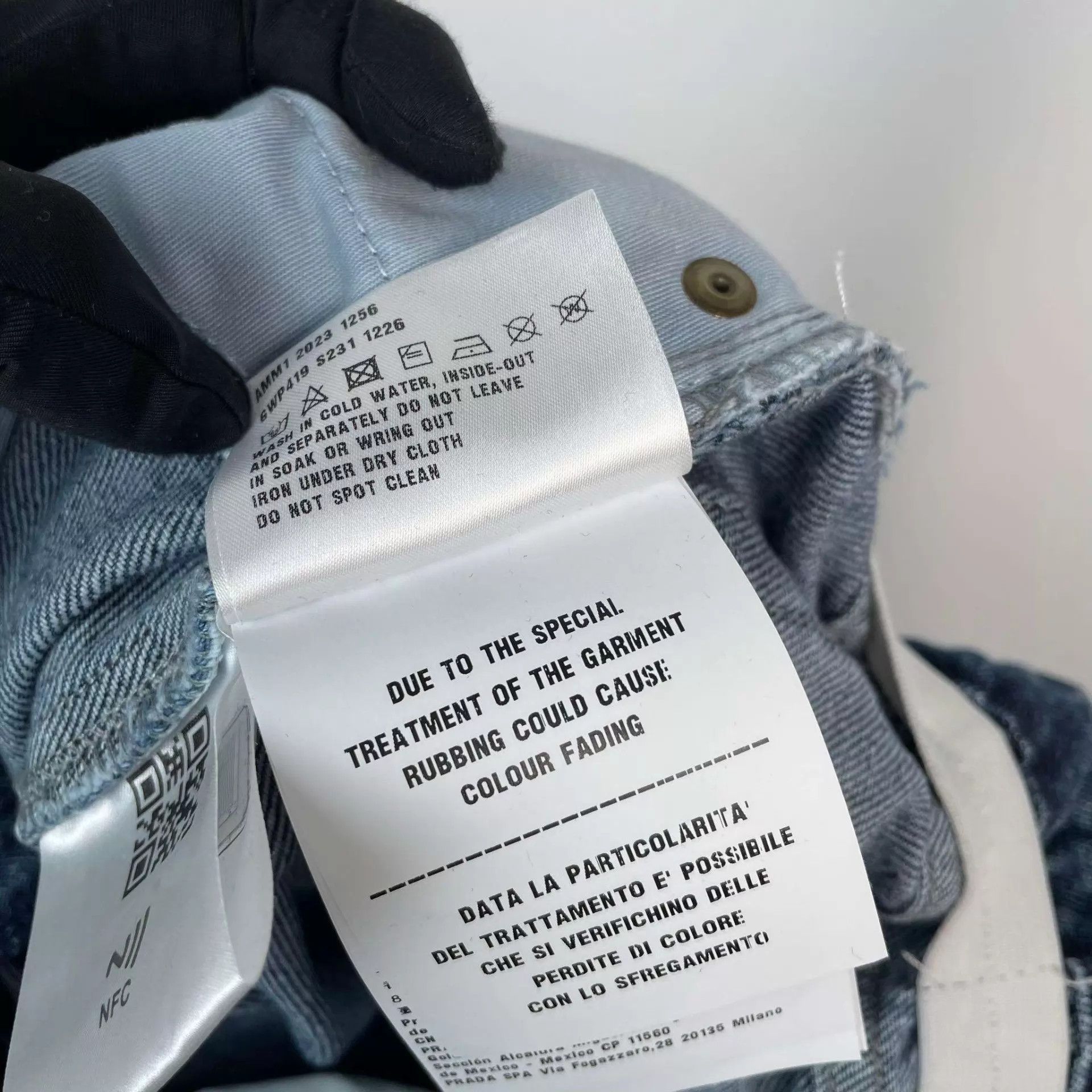Miu Miu Miu Miu women's 95 New Denim Jeans Size 24" / US 00 / IT 34 - 7 Thumbnail