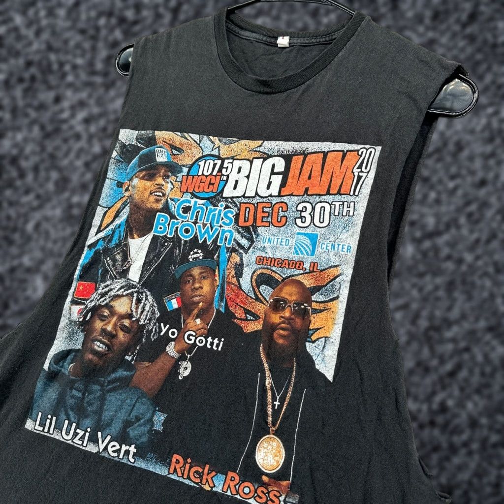 Vintage Chris Brown Tank Top Black Men's Medium Lil Uzi Vert Yo Gotti Rick Ross Size US M / EU 48-50 / 2 - 1 Thumbnail