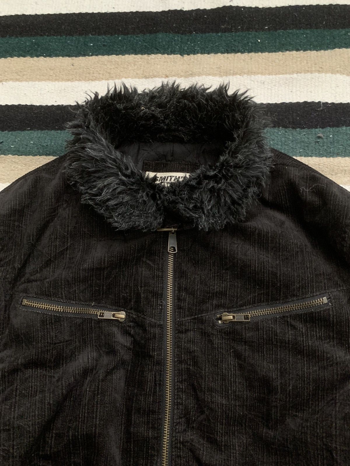 Smith's American Smiths American FUR JACKET GOTHIC PUNK Style Size US L / EU 52-54 / 3 - 20 Thumbnail