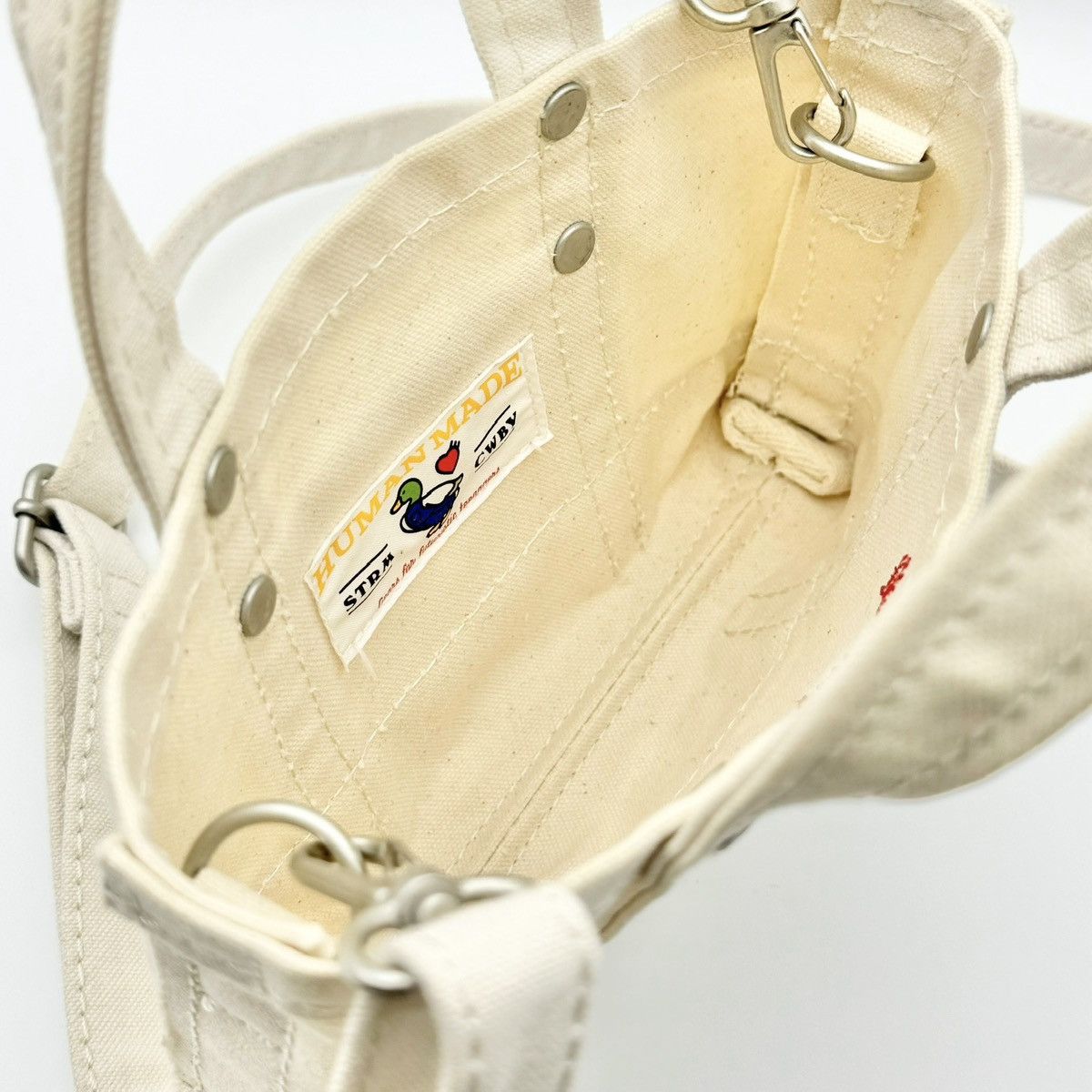 Human Made HUMAN MADE HEAVY CANVAS MINI SHOULDER TOTE Size ONE SIZE - 4 Thumbnail