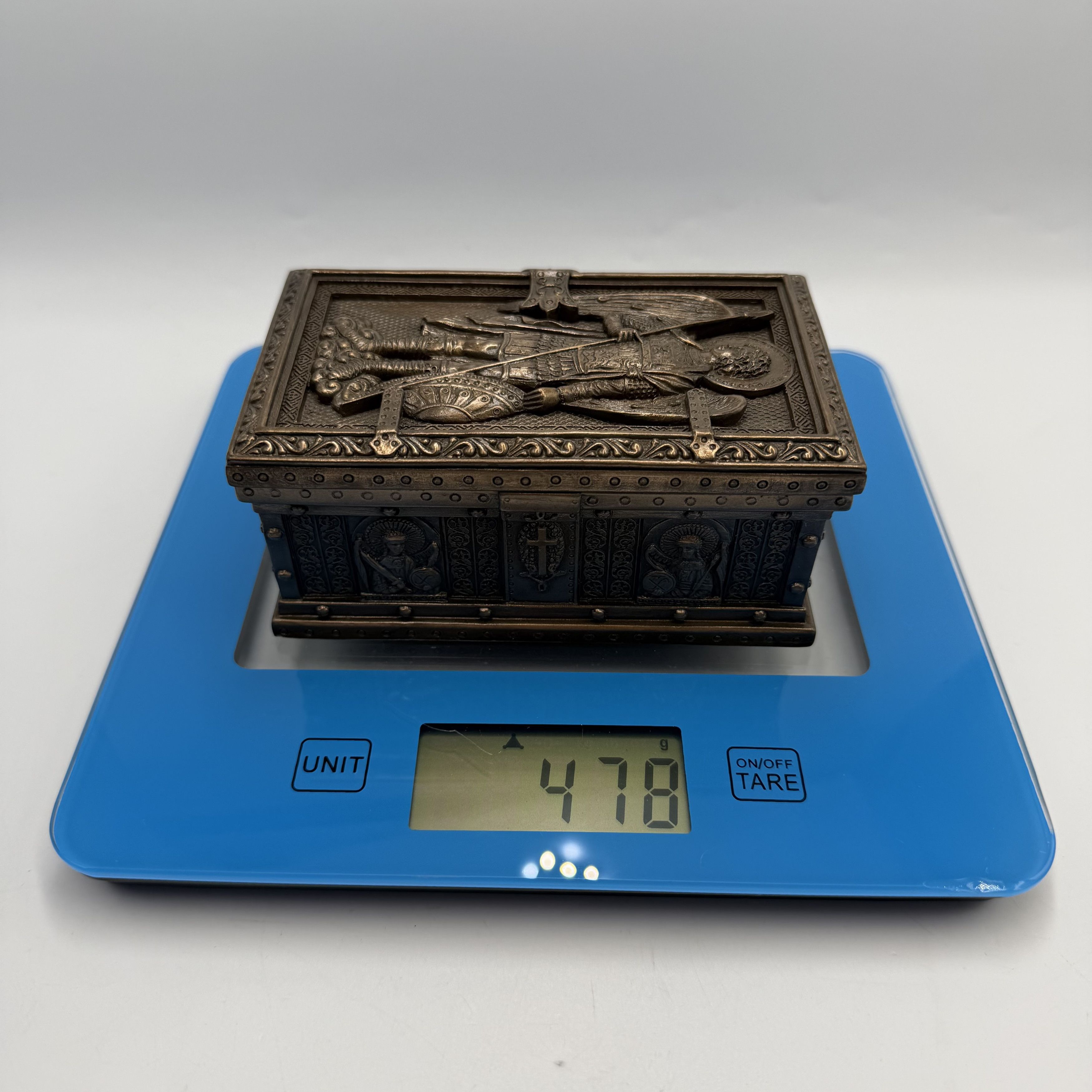 Other Archangel Michael Trinket Box Bronze Finish Jewelry Box Size ONE SIZE - 2 Thumbnail