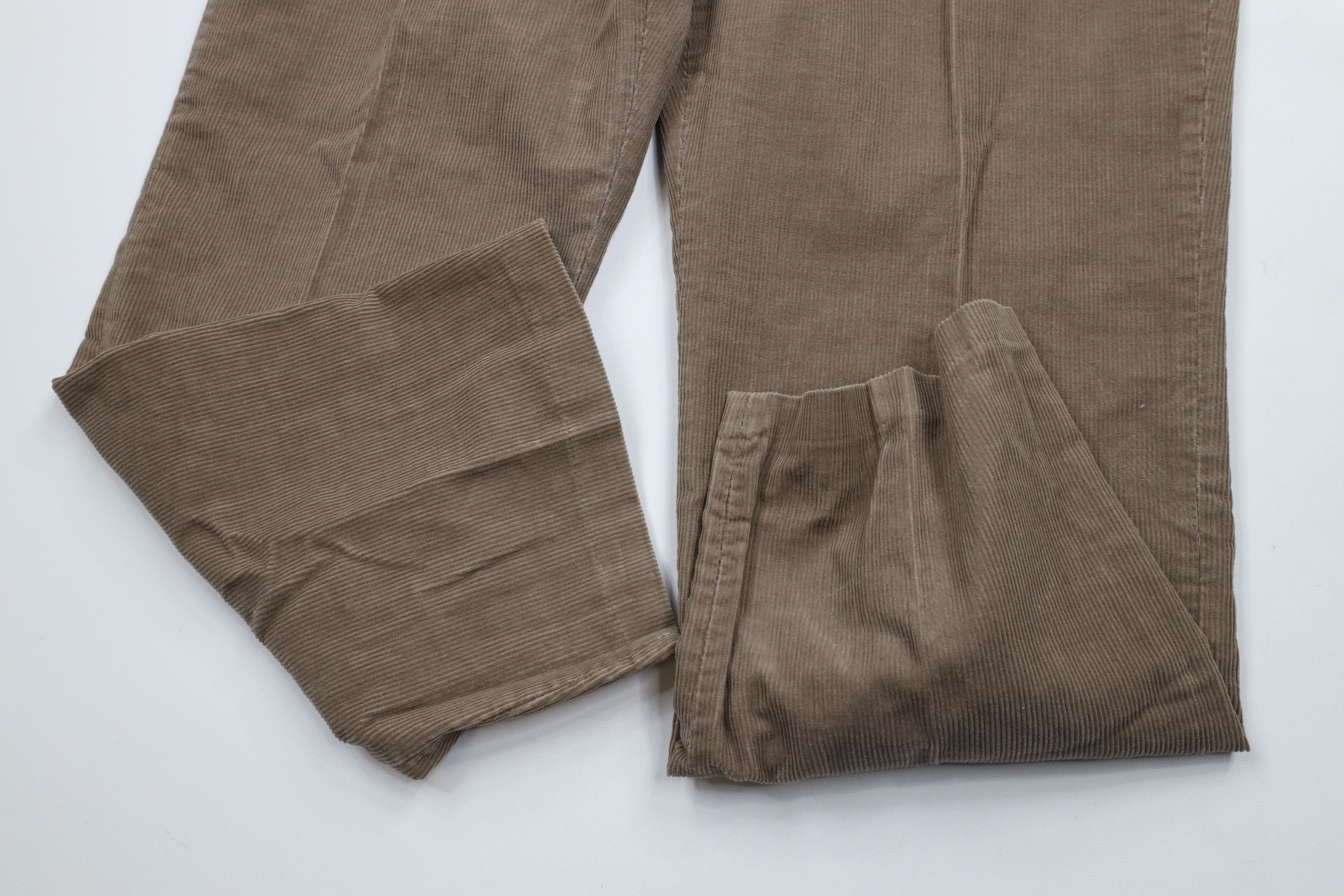 Vintage Vintage 90s Streetwear Wide Leg Corduroy Chino Pants Beige Size US 36 / EU 52 - 6 Thumbnail