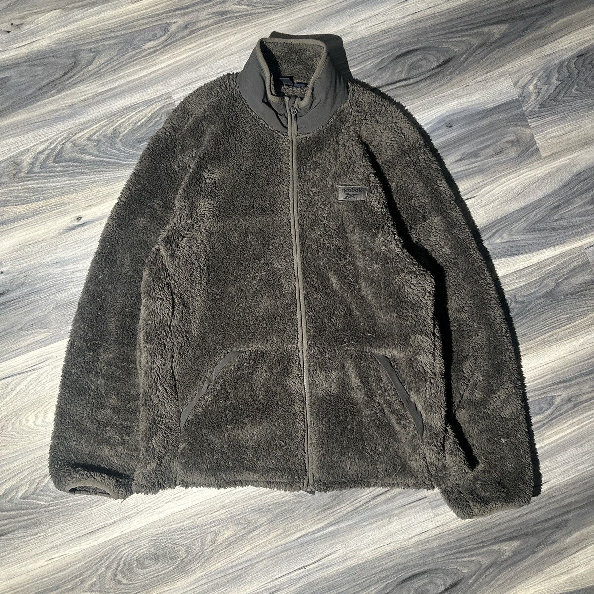 Reebok Used Reebok Grey fleece jacket size large mens Size US L / EU 52-54 / 3 - 1 Thumbnail