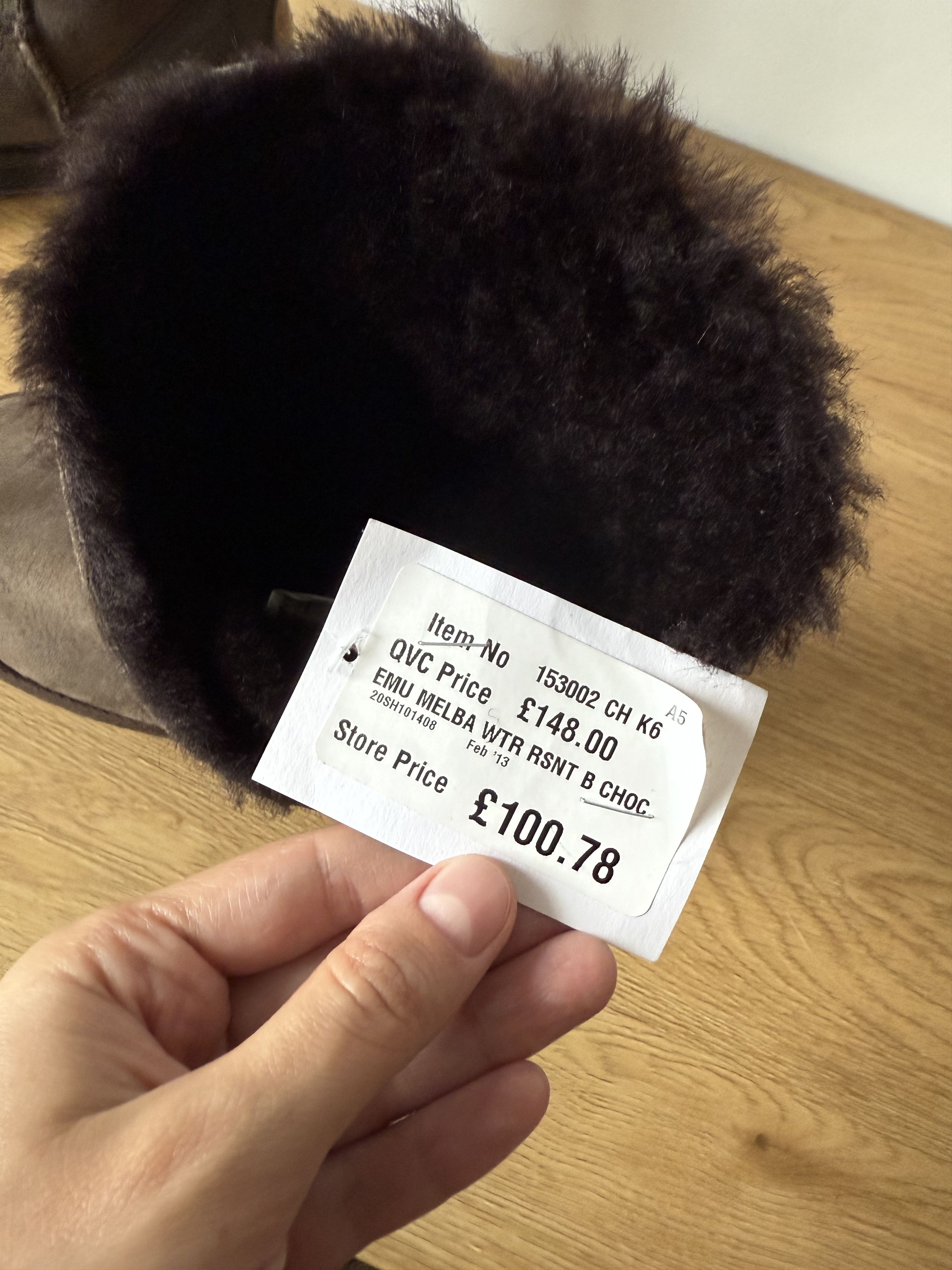 Ugg EMU Australia Real Fur Sheepskin Winter Boots (39) Size US 9 / IT 39 - 7 Thumbnail